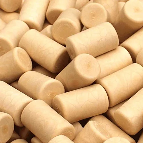 TAPPI SINTETICI BIANCHIGIALLI PER VINO N PEZZI 100 PRONTI ALLaposUSO