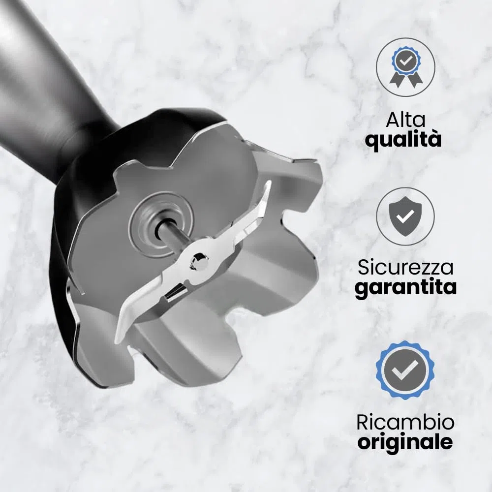 Anakel Home 7322115504 Ricambio Braccio Frullatore Compatibile con Braun 4200 Multiquick 9