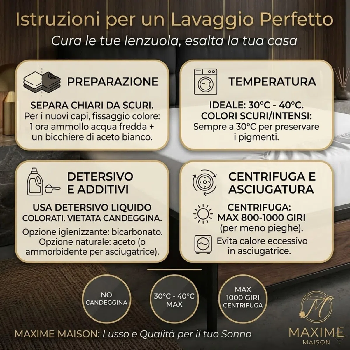 MAXIME MAISON - Lenzuolo con Angoli Matrimoniale 180x200+40 Tessuto 100% Cotone, Lenzuola Matrimoniali Cotone in Traspirante ed Naturalmente Anallergico Realizzate in Italia (Grigio Scuro)