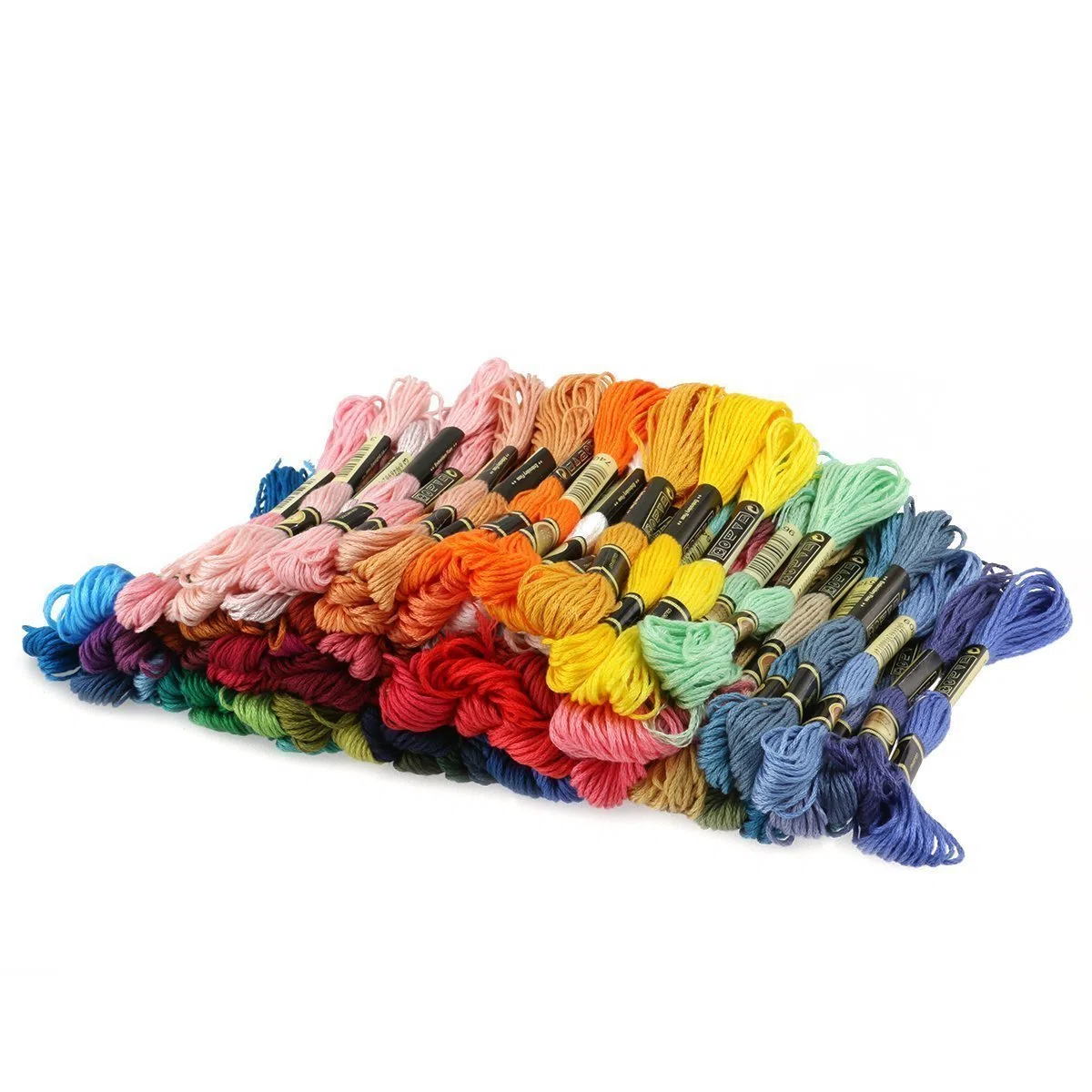 Matassine Punto Croce,100 Colori Ricamo Morbidi Filo da Ricamo Poliestere Punto Croce Kit,100% cotone