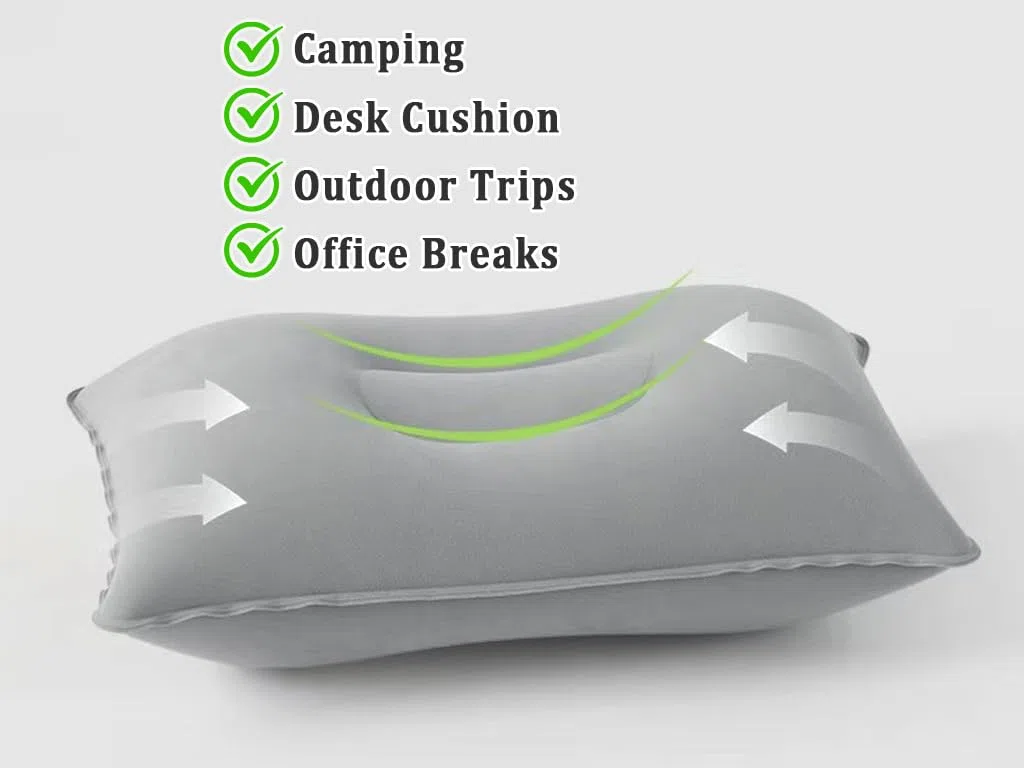 4PCS Cuscini Gonfiabili, Cuscino Gonfiabile da Campeggio Inviare Pompa, Cuscino da Viaggio Ultraleggero, Cuscino da Viaggio Gonfiabile, Cuscino Campeggio,per Campeggio,Spiaggia,Viaggi(2 Colori)