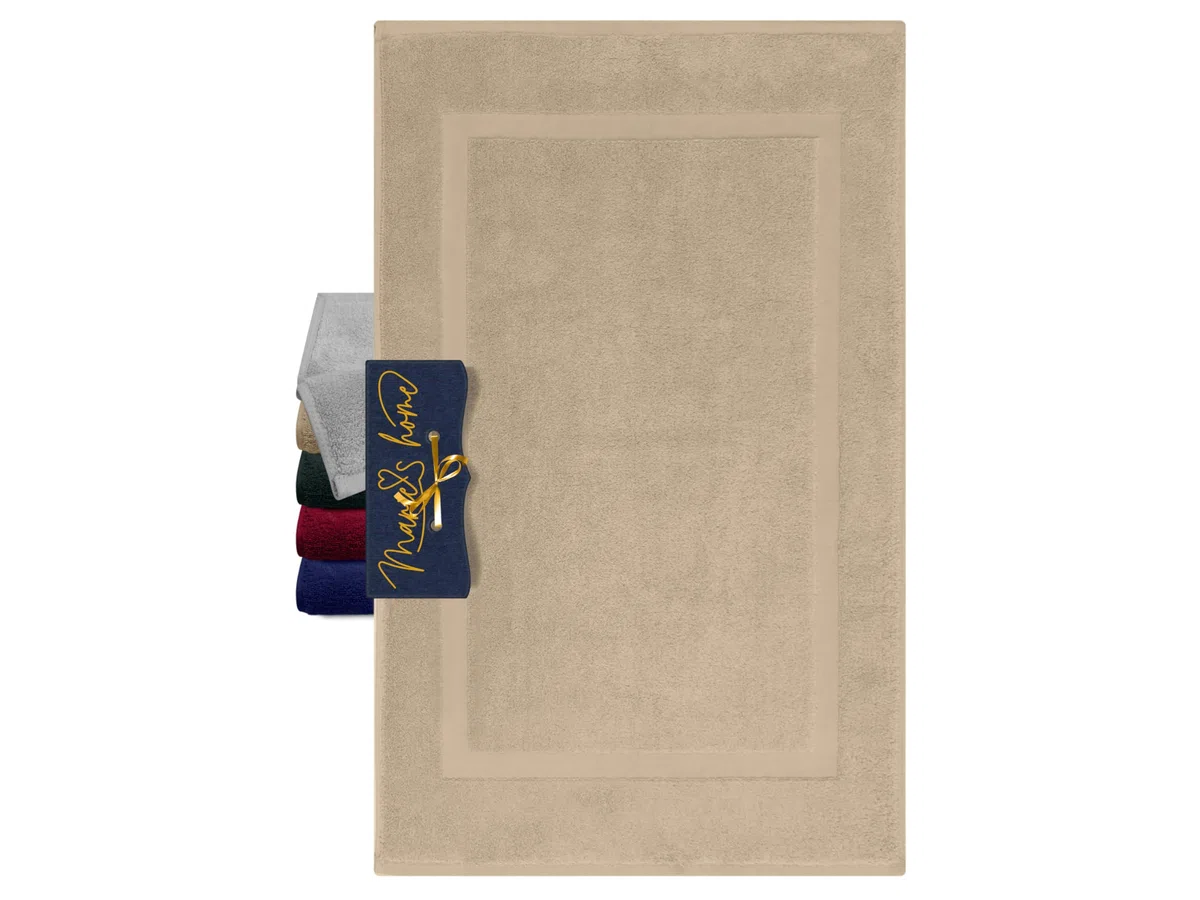 Marie's Home Tappeto da bagno classico per doccia, vasca e WC 1612.2351, 50 x 80 cm, colore: Stone