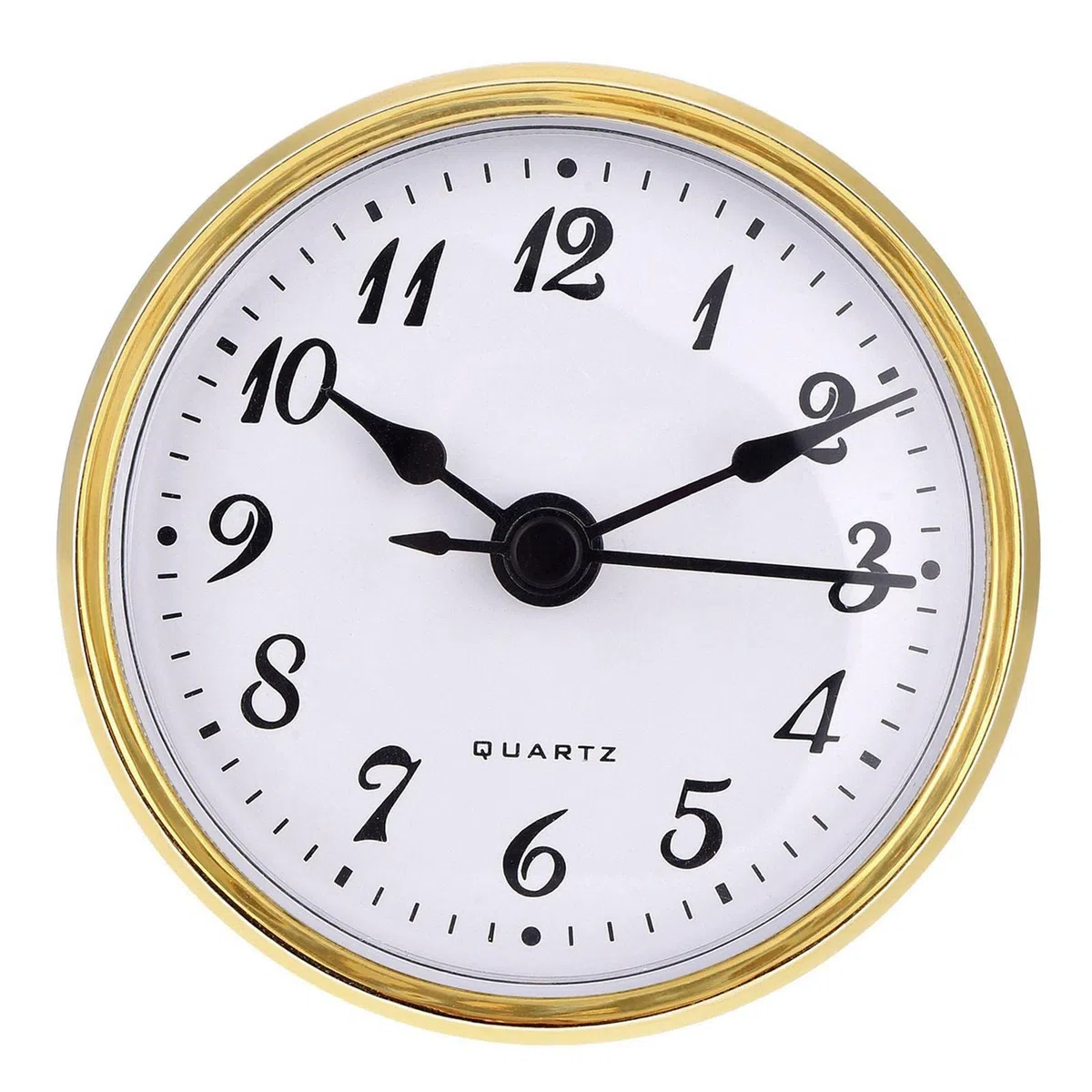 per Orologio al Quarzo Rotondo mm/2,8 Pollici con Numeri per Fori di Diametro 61 mm/2,40 Pollici (Dorata)
