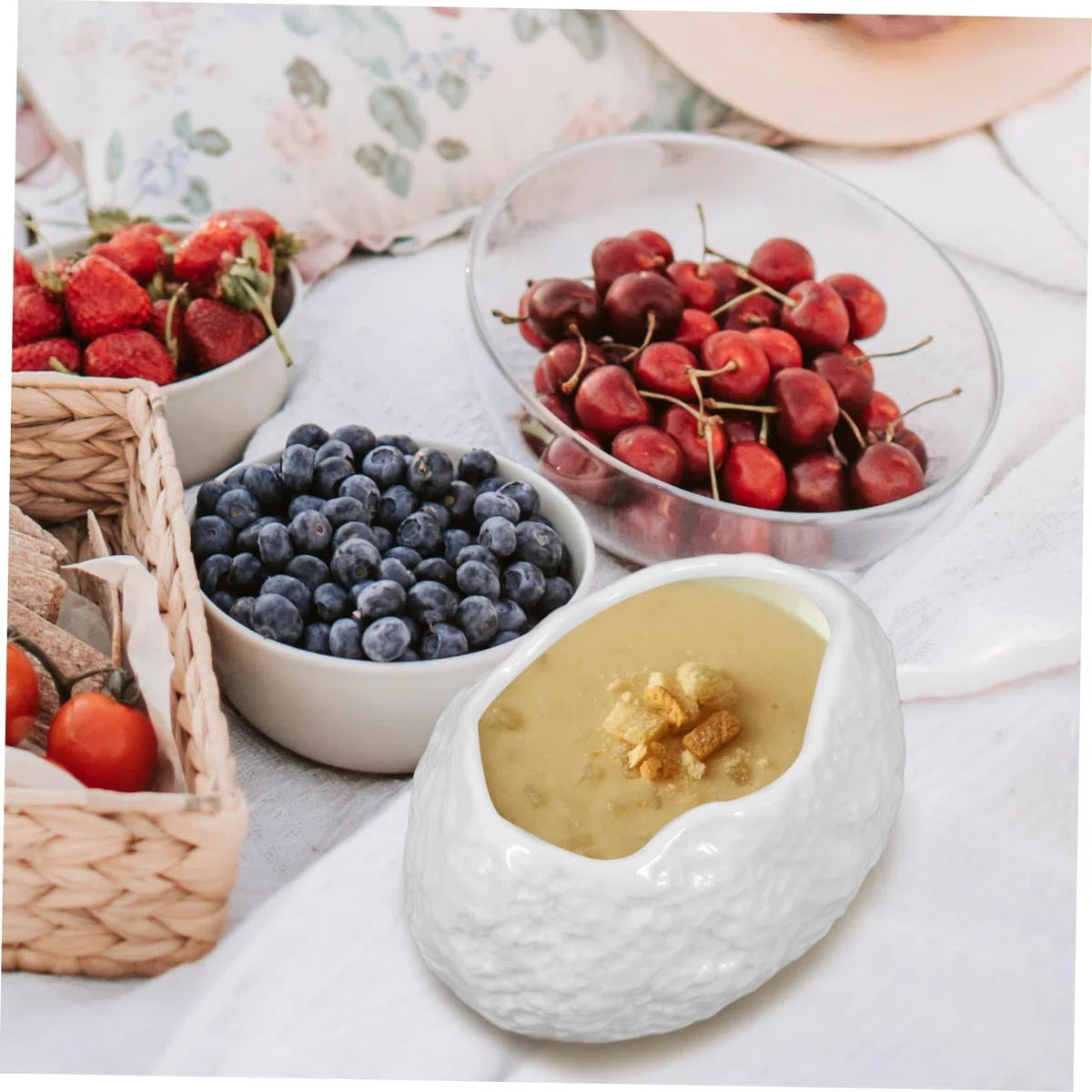 Ciotola Irregolare a Forma di 260Ml per Dessert e Antipasti, Raffinata e Facile da Pulire, per Ristoranti e Celebrazioni