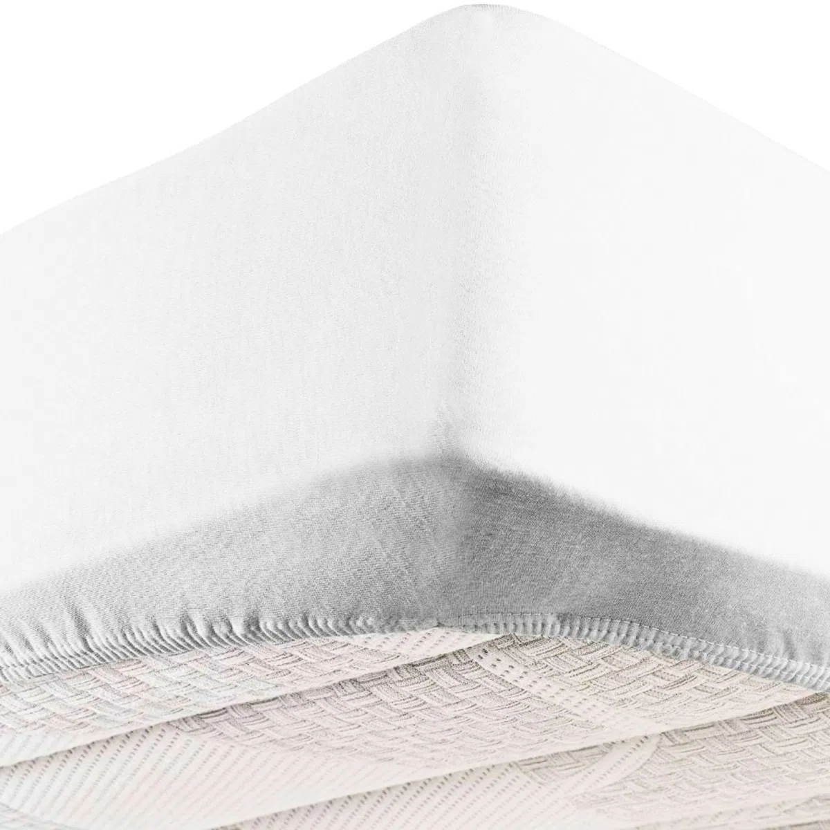 SONIT - Lenzuolo con Angoli Singolo 90x190 cm - Lenzuolo con Angoli Singolo Cotone Traspirante - Lenzuola Facile da Lavare - Colore Bianco