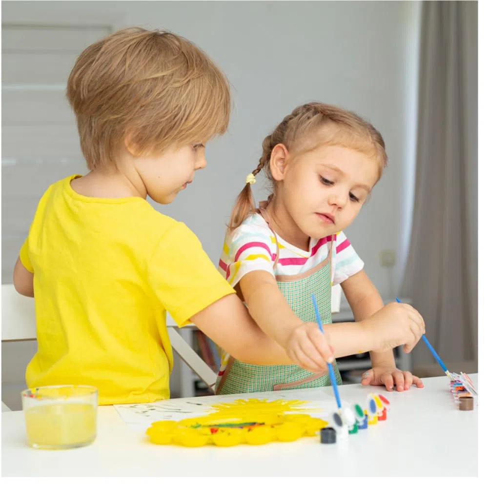 40 Strisce 240 Vasi Strisce di Vernice Vuote Strisce Mini di Vernice Plastica Mini Vasi Per Pittura Contenitori Mini Barattolo di Vernice per la Pittura Artistica e Strumenti di Apprendimento