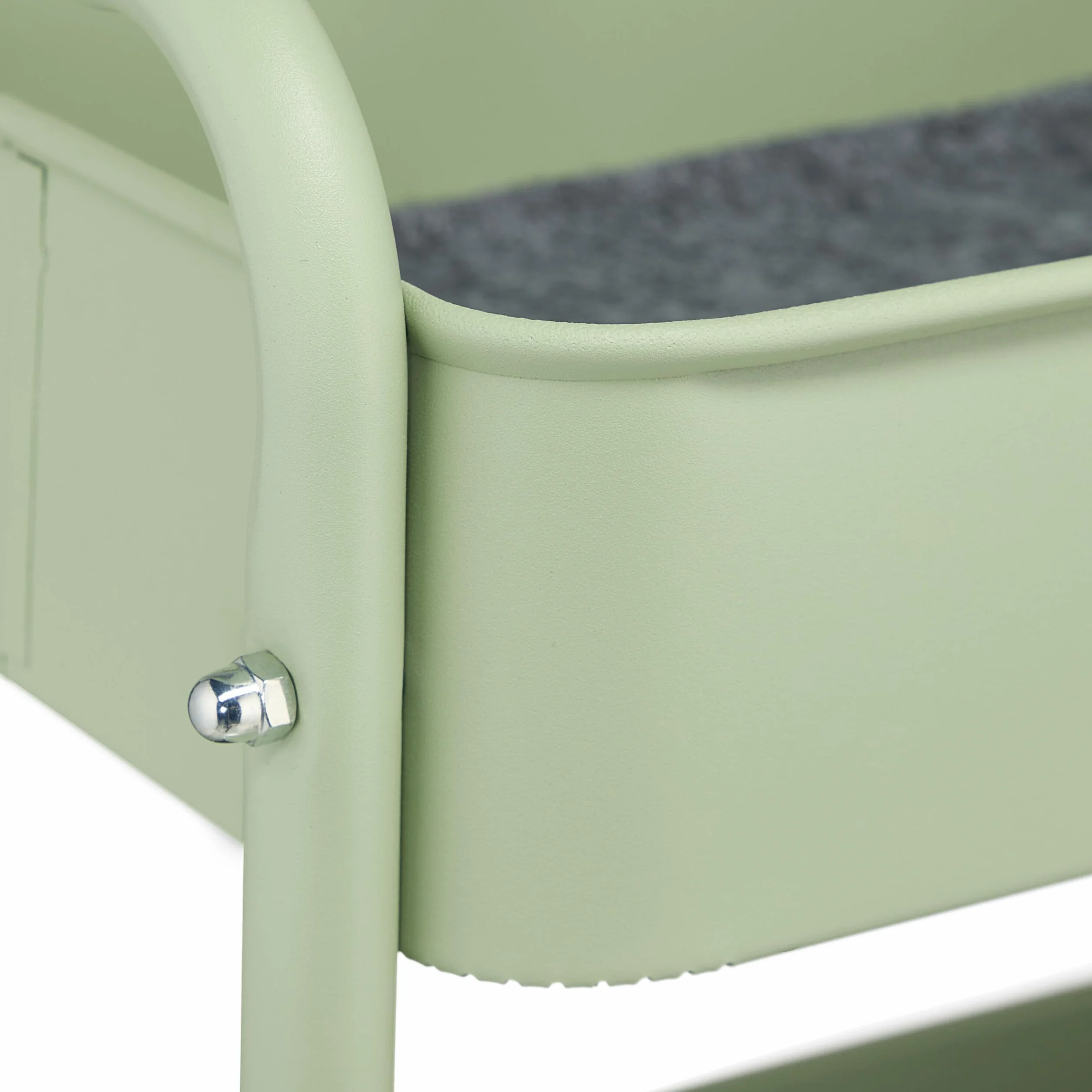 Relaxdays Carrello da Cucina con Ruote, 3 Ripiani, Carrellino Portaoggetti Bagno, Detersivi, 71,5x43,5x29,5 cm, Verde