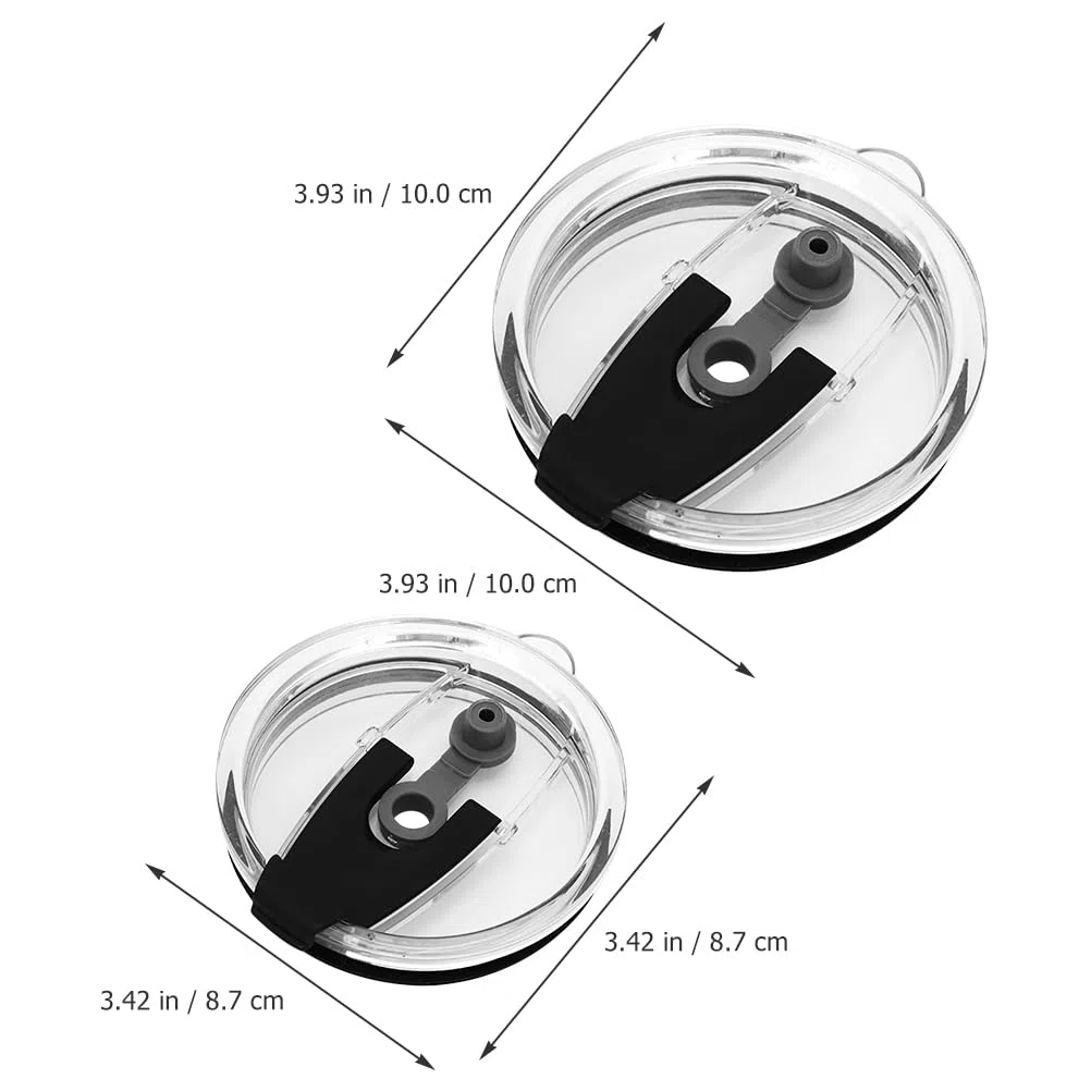 Mobestech 2Pezzi Coperchi per Tazze Termiche Fuoriuscite Coperchi Trasparenti per Cannuccia Accessori per Tazze e Bottiglie Acqua