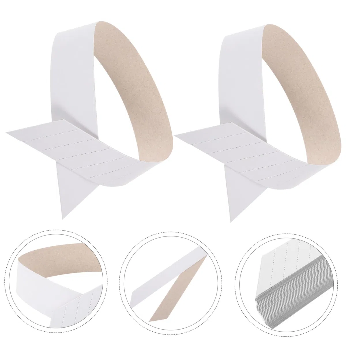 LIFKOME Supporto Colletto Camicia Uomo in Carta Bianco Flessibile e Regolabile per Colletto 100 Pezzi per Mantenere Rigido da Uomo