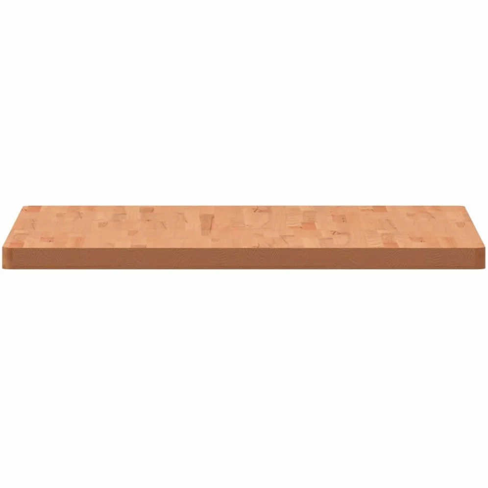 vidaXL Piano per Tavolo 90x90x4 cm Quadrato Legno Massello di Faggio