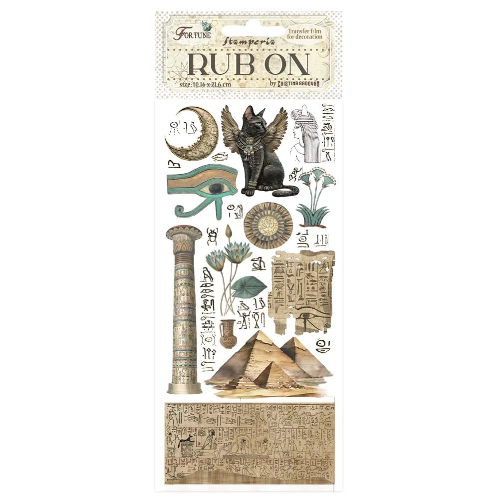 Stamperia Rub-on cm 10,16 x 21,6 – Fortune Egypt