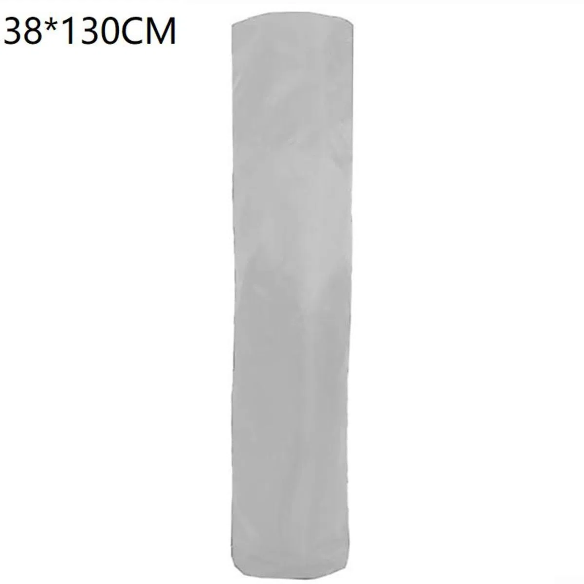 Copertura antipolvere in tessuto Oxford 420D, custodia protettiva con chiusura a cerniera, per aspirapolvere verticale, 38 x 130 cm (grigio)