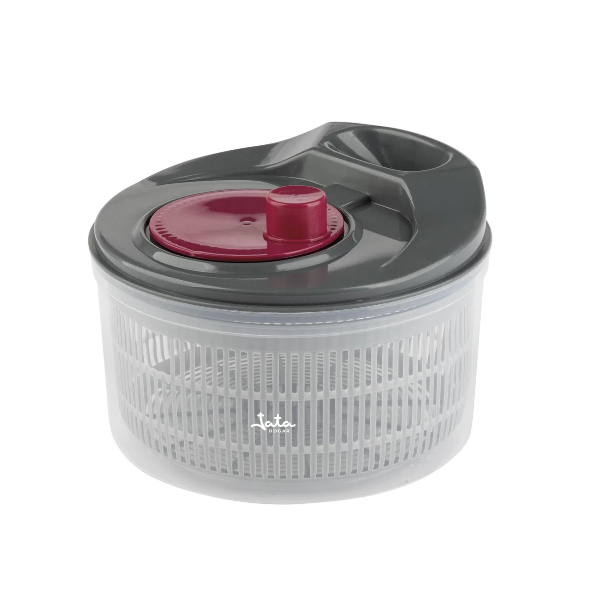 JATA HOGAR HACC4554 - Centrifuga Lattuga. Scolapiatti verdure. Capacità: 3 litri. Senza BPA. Ruota in entrambe le direzioni. Centrifuga, lava e secca lattuga, frutta e verdura