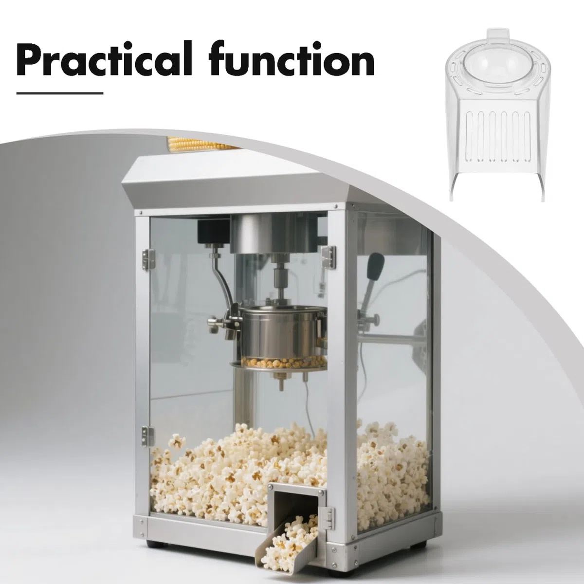 Coperchi Per Macchina Popcorn Ad Aria Calda: Coperchio Di Ricambio Per Macchine Popcorn Fatti In Casa – Coperchi Trasparenti, Ricambi E Accessori