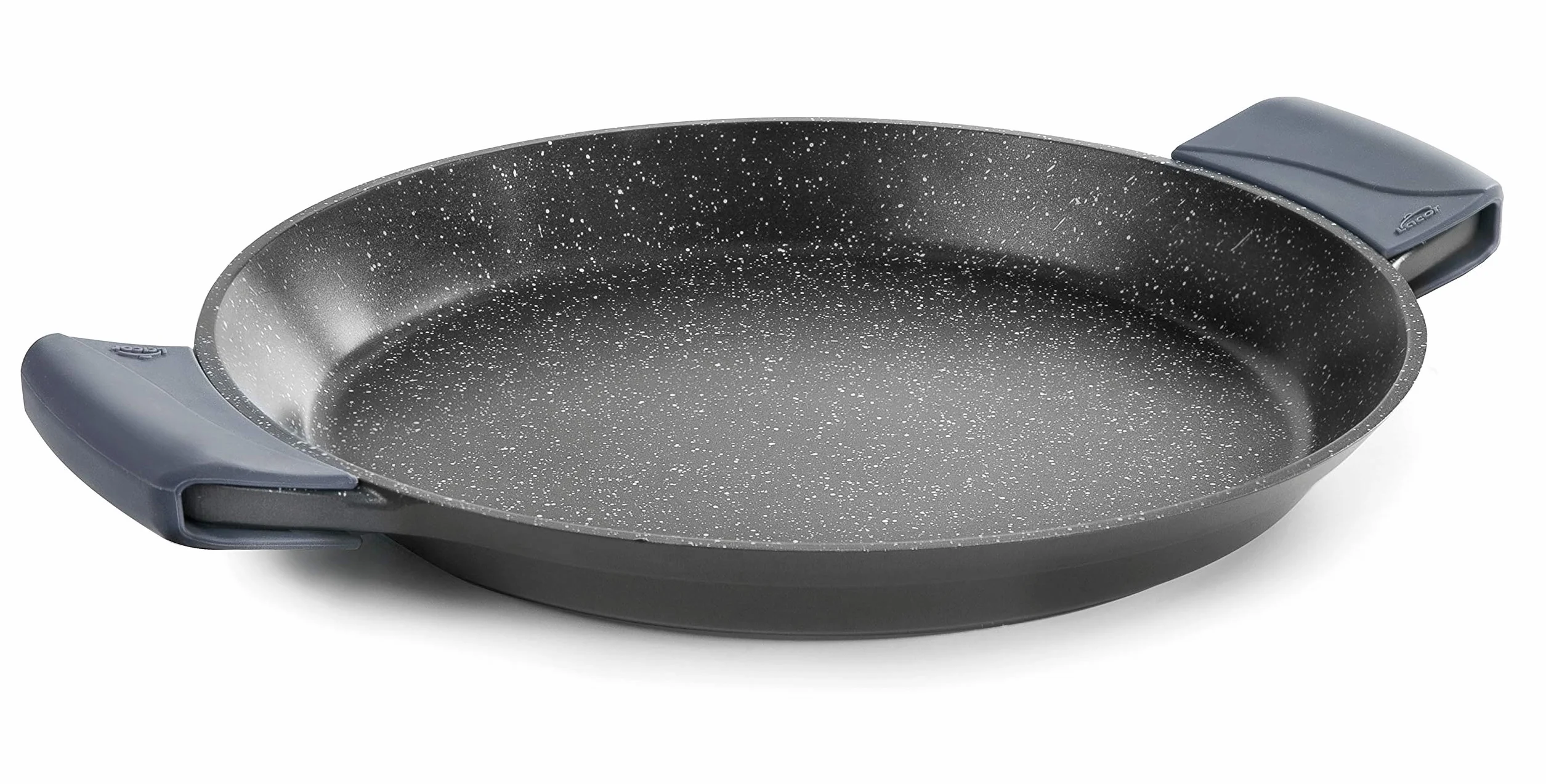 Lacor - 25440 - Paellera antiaderente, Eco-Stone, Compatibilità con tutti i tipi di cucine, tra cui induzione e forno, Sfondo Full Induction, Ecologico e senza PFOA, 40 cm
