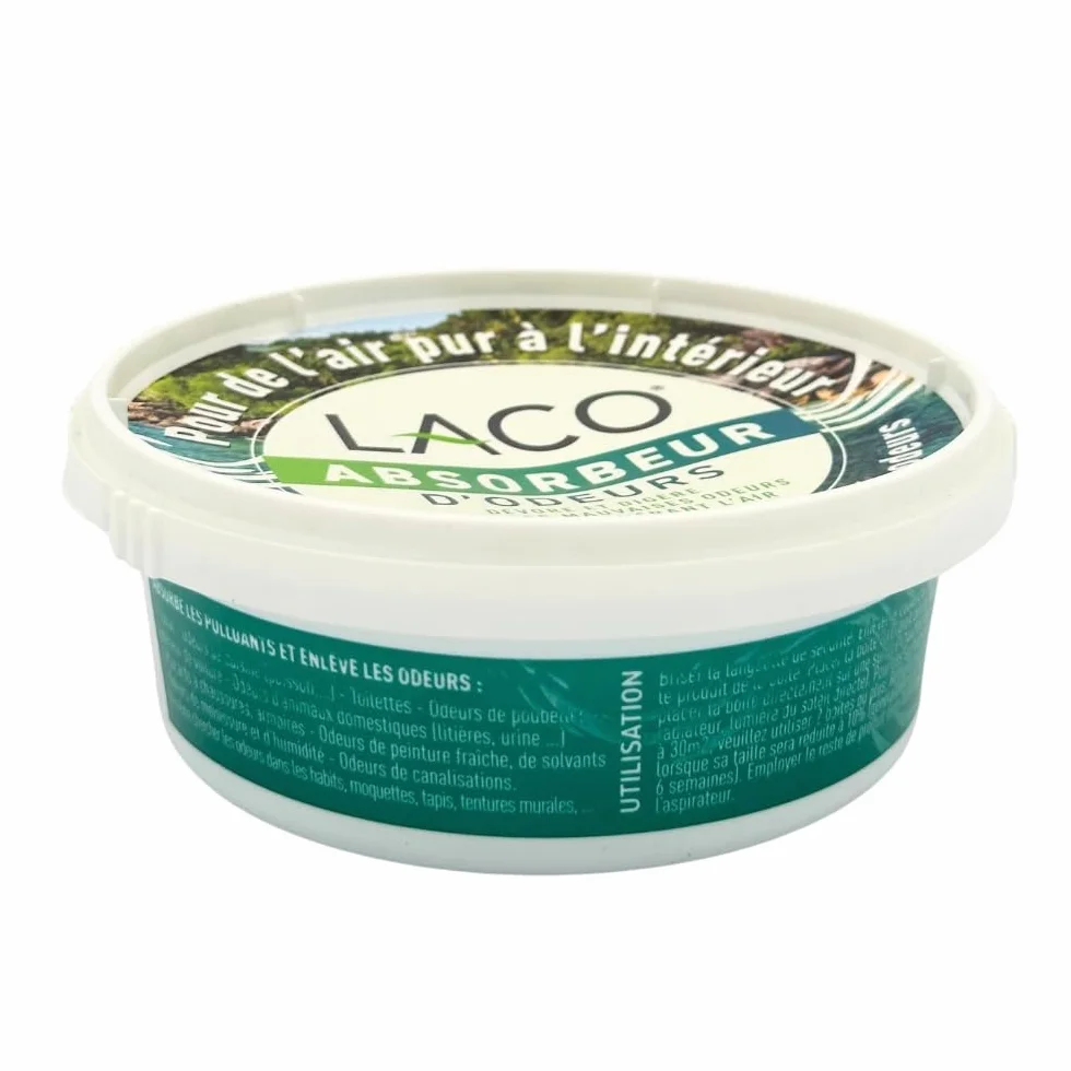 Laco Deodorante assorbi-odori, Durata: da 4 a 6 Settimane, Scatola da 225 g