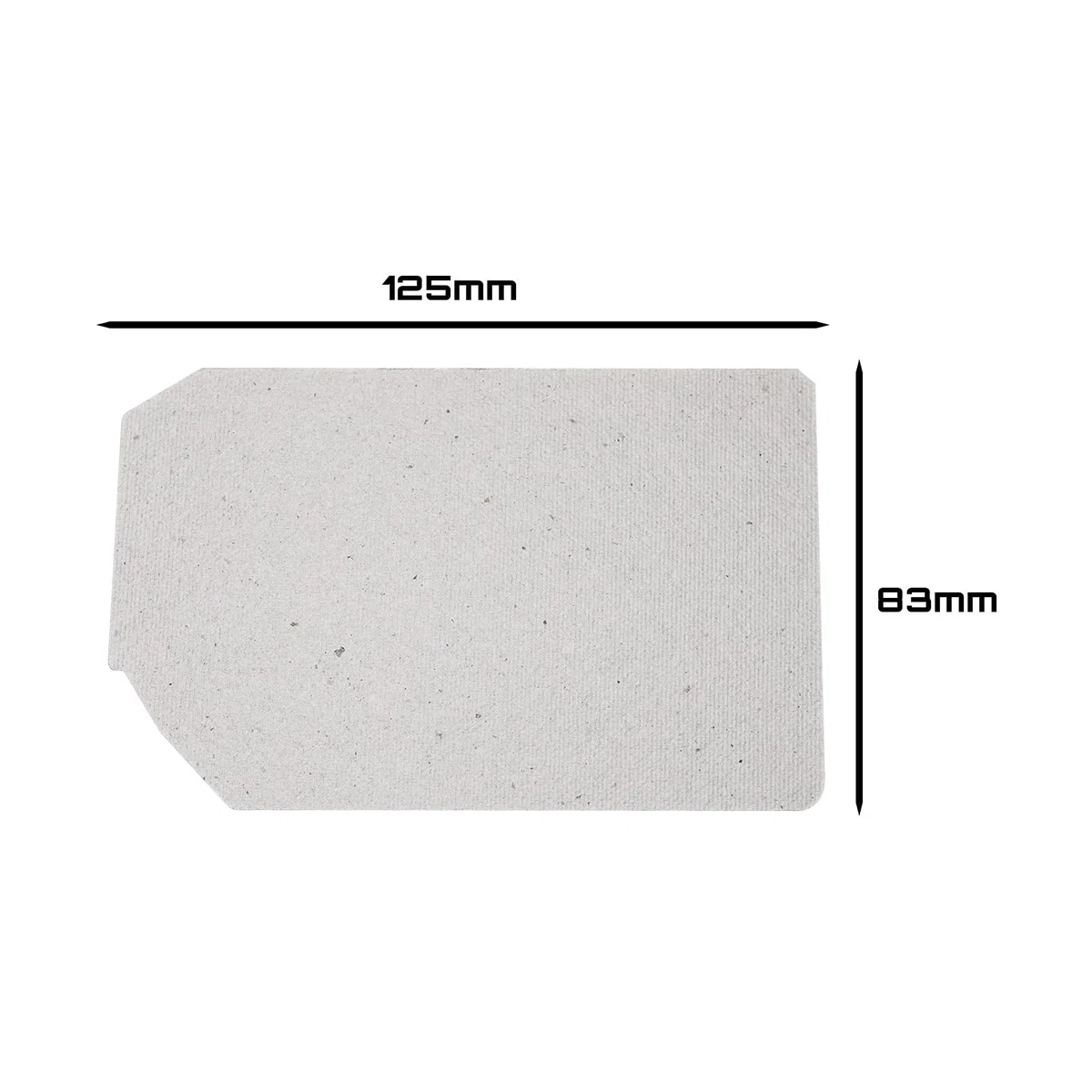 SG Store 4 Pezzi Coperture Guida d'onda Piastre Di Mica Foglio Forno A Microonde Copertura Protettiva Magnetron Parte Di Riparazione Compatibile Con Panasonic 125 Mm X 83 Mm