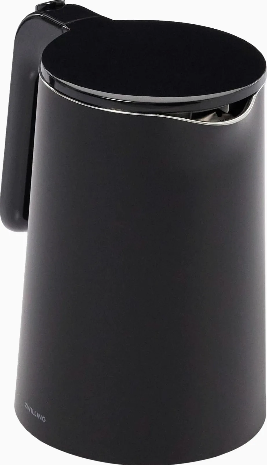 ZWILLING ENFINIGY Bollitore con filtro anticalcare in acciaio inox e protezione dal surriscaldamento, 1850 watt, 1,0 litri, nero
