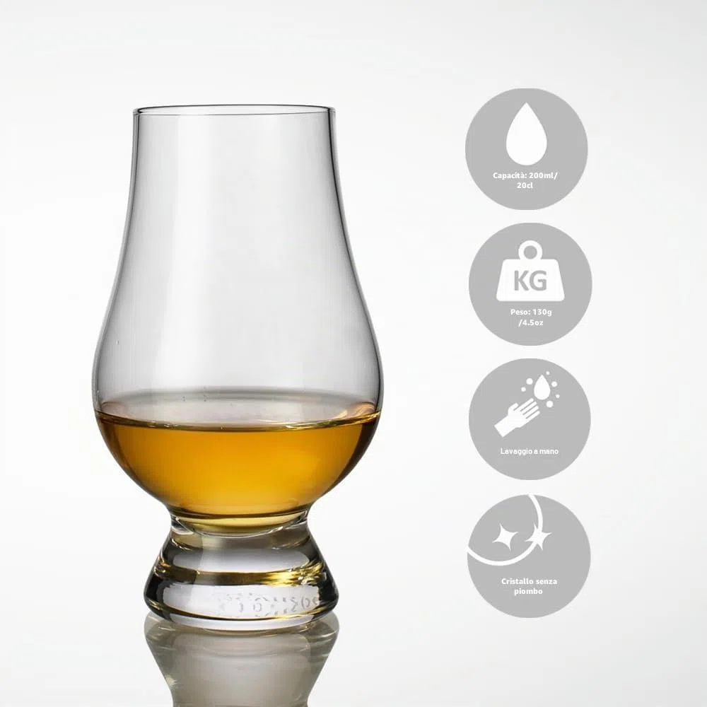 Glencairn Glass Bicchiere da whisky da degustazione Fatto in Scozia 1/8 pezzo(i)