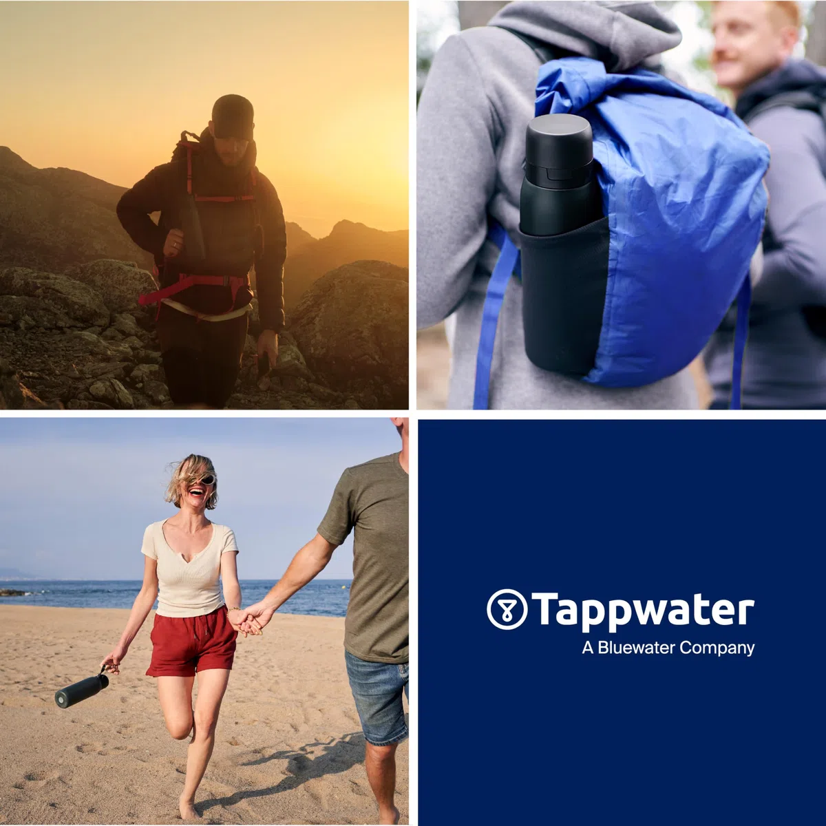 Tappwater BottlePro Ricambio Ahlstrom - Ricambio per borraccia filtrante per la vita quotidiana. Filtra il 99,99% dei patogeni. 2 mesi/150 litri di durata
