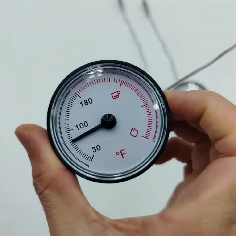 Termometro per Macchina da Caffè Espresso da 55 mm, Termometro per Macchina da Caffè a Capillare per il Monitoraggio Accurato della Temperatura dell'Acqua dell'Espresso Durante il Processo di