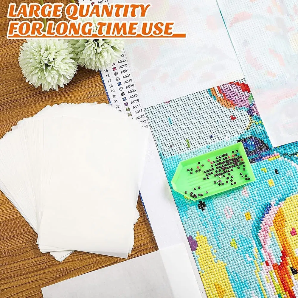 GIGIIS Daming Painting Accessories - Carta divisoria 200 fogli 10 x 15 cm, senza polvere, per il fai da te, 1 pezzo