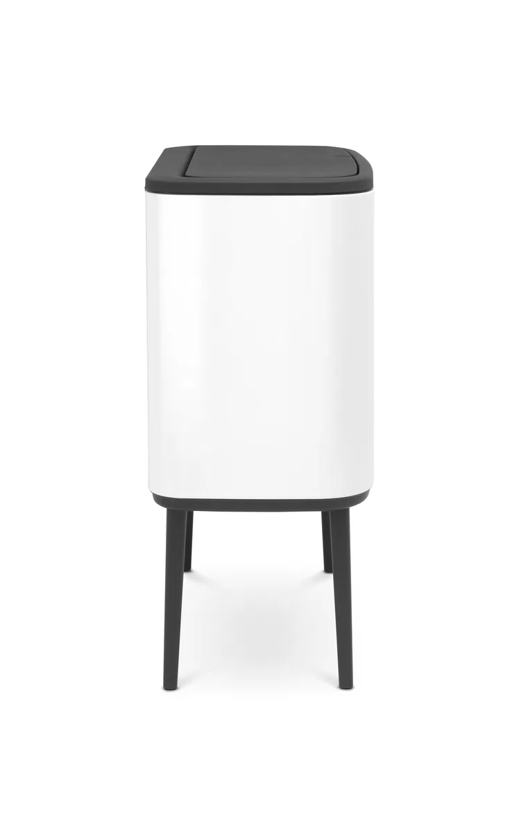 Brabantia Bo Touch Bin Pattumiera, Metallo, Bianco, 11 + 23 Litri