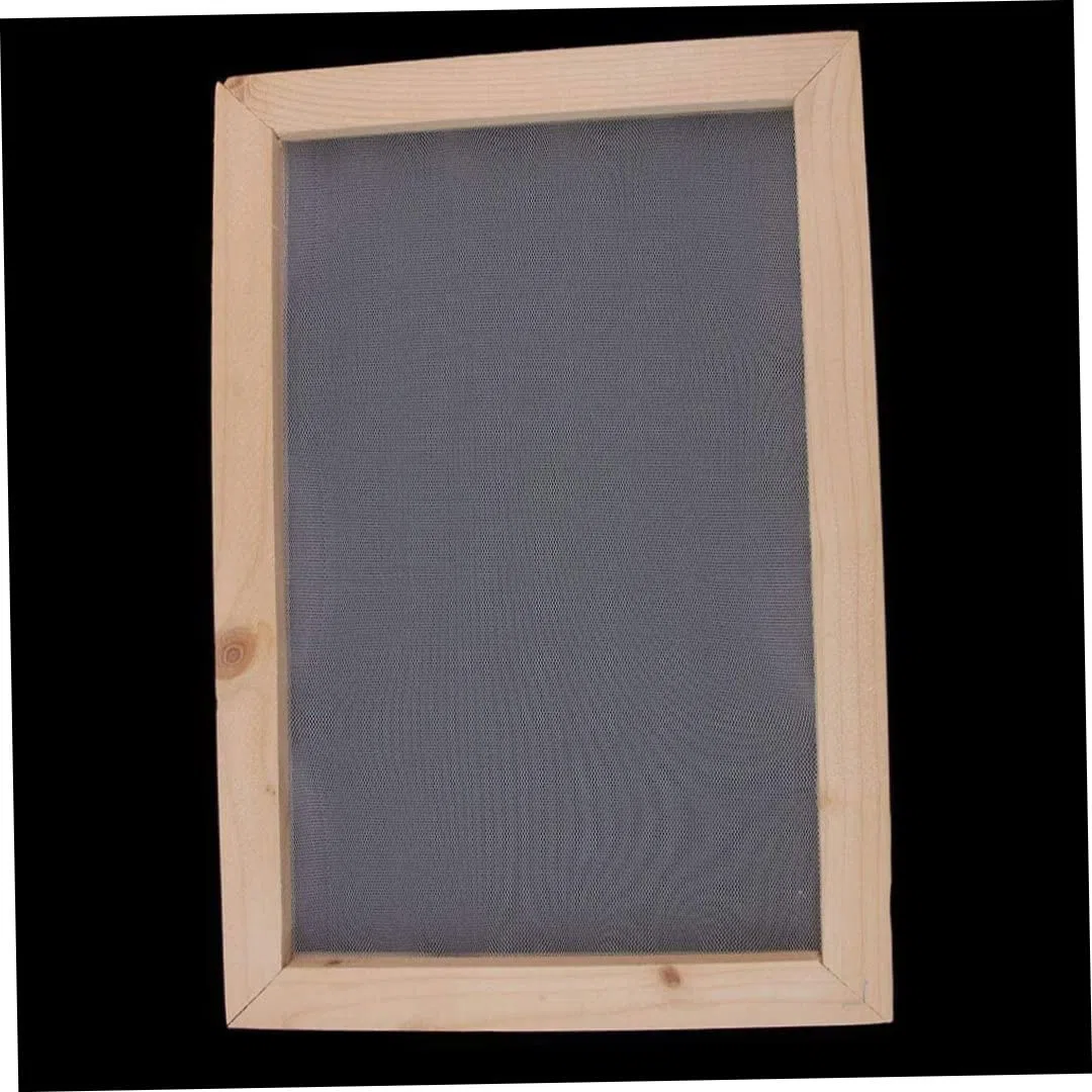 Frame di Carta in Legno da 20x30 cm Stampo Fai -da -Te e Set di Deckle per la Fabbricazione della Carta Artigianato, Strumento dello Schermo d'Arte di riciclati per la Stampa e l'artigiana