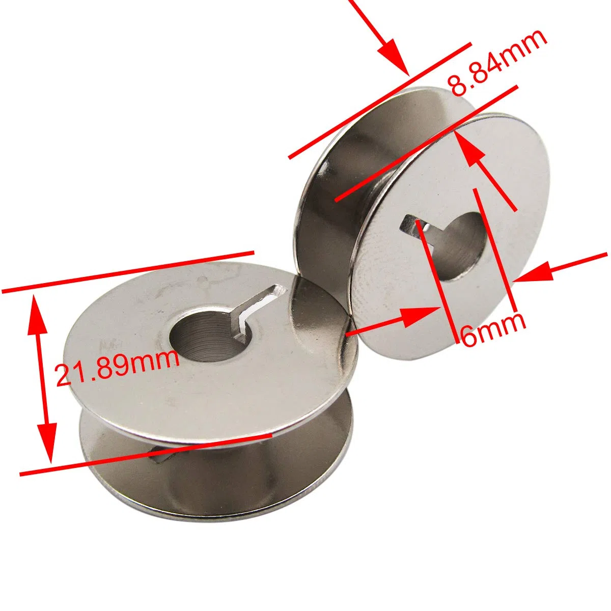 ckpsms Marca - 2 custodie per Bobine 9076 14 mm + 20 Bobine per PFAFF 130 230 800 1211 1222#9033S 20PCS+BC-PF9076 (14)-NBL 2 Pezzi