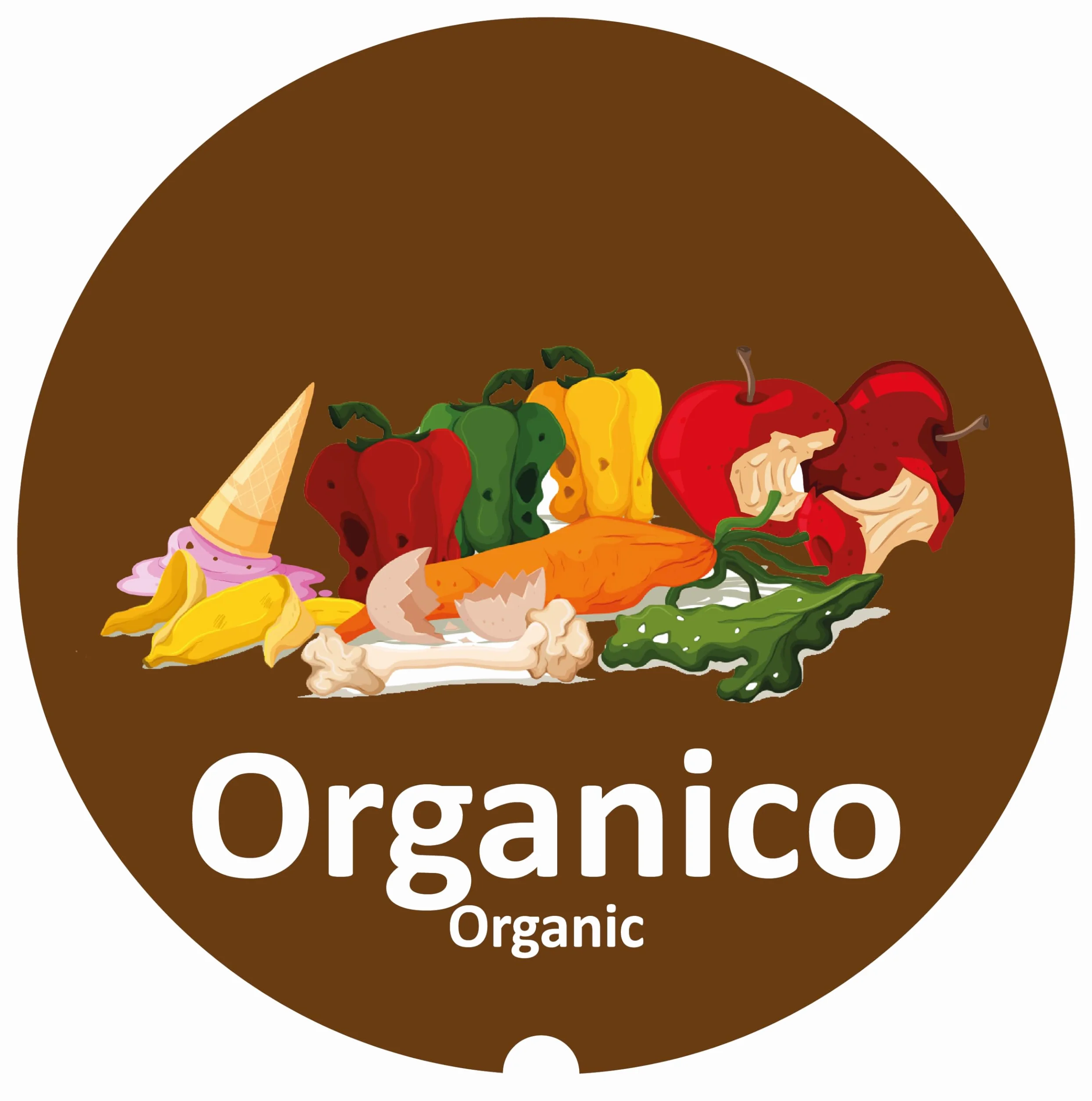 GENERICO PATTUMIERA PER DIFFERENZIATA LT 25 - SISTEMA DI CONTENITORI PER RACCOLTA DIFFERENZIATA (MARRONE ORGANICO)