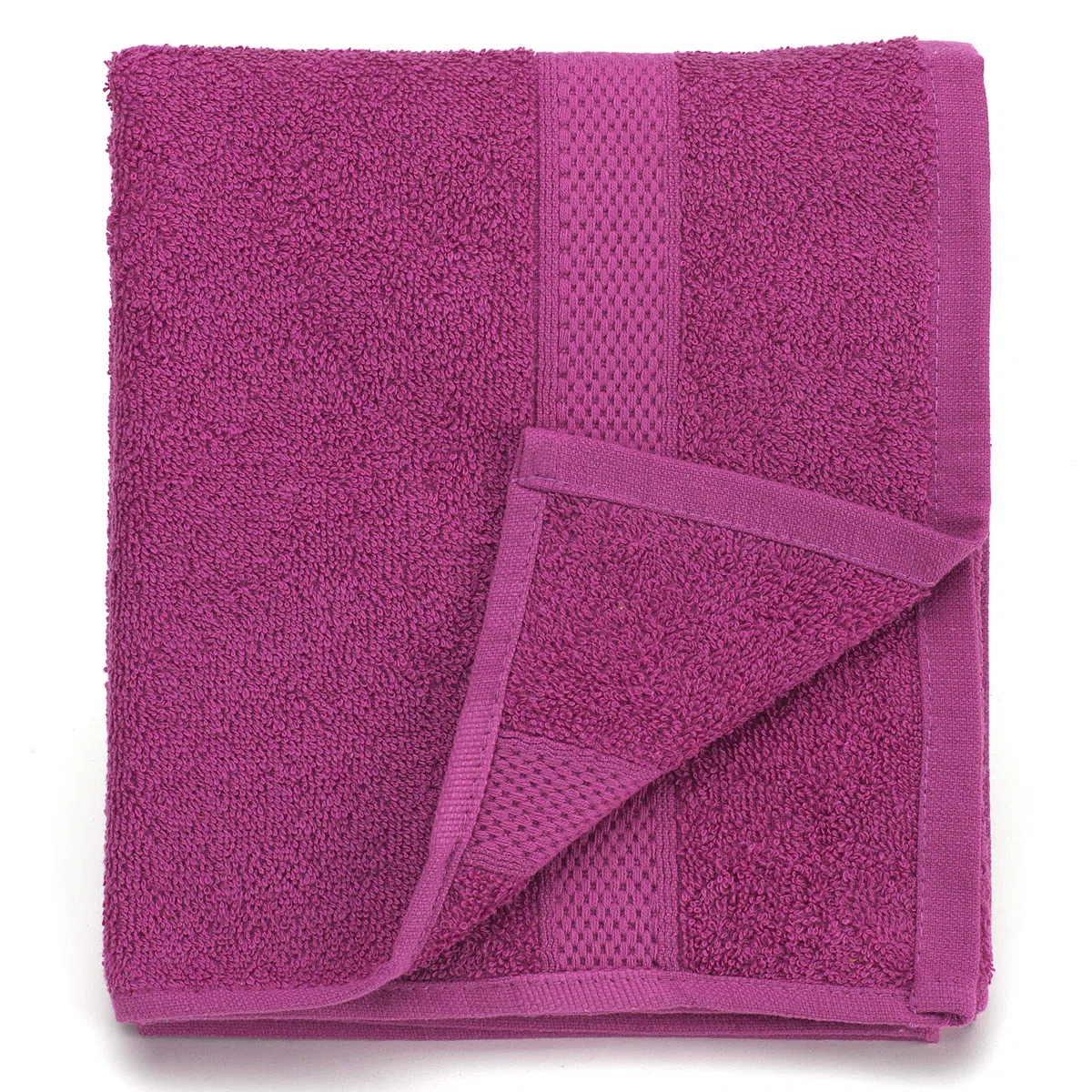 Set di asciugamani, 100% cotone pettinato (non rigenerato), filatura ad anello, 450 g/m3, morbidi al tatto (malva, set da 3 pezzi)