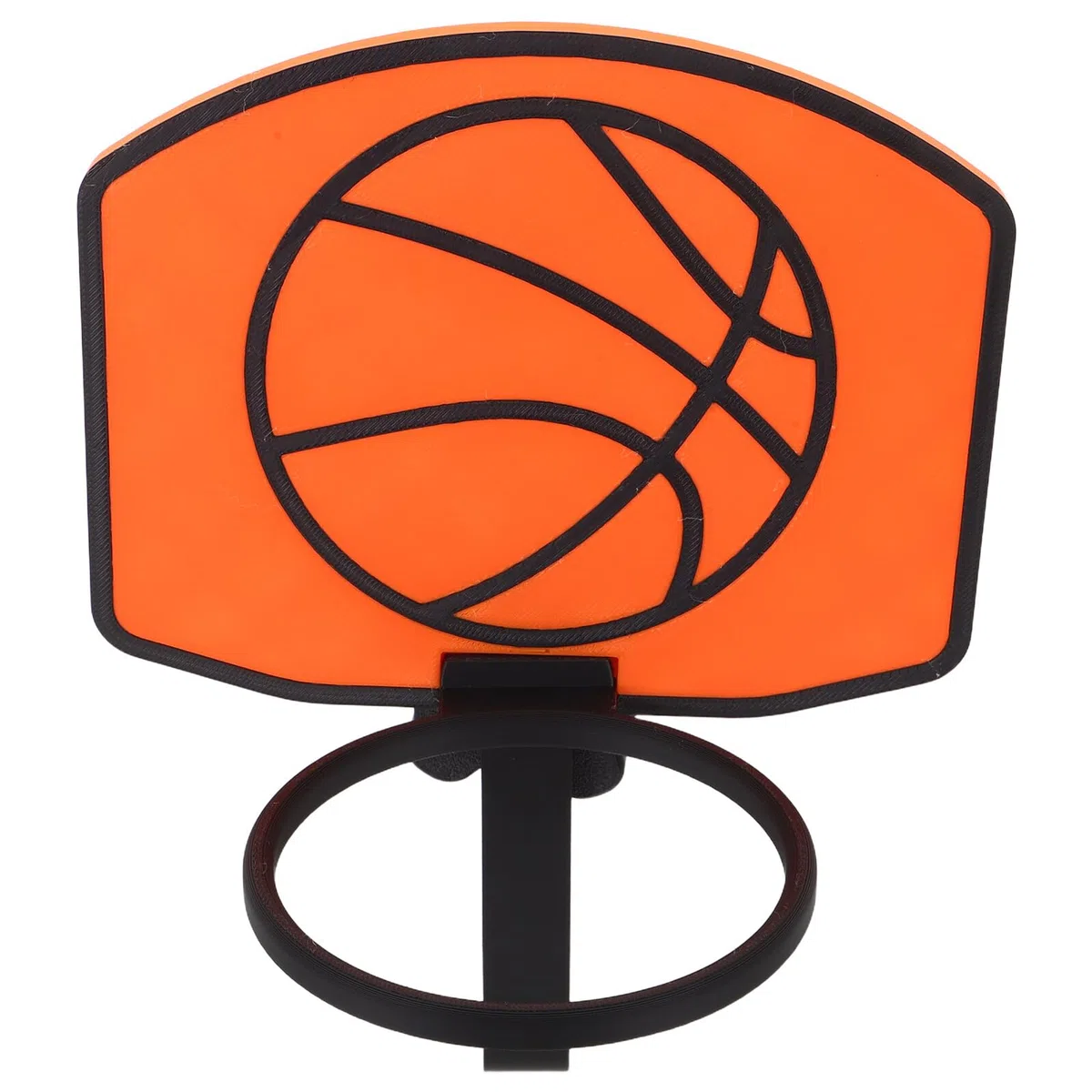 BESPORTBLE Mini Contenitore da Basket in Plastica Arancione per Cestino della Spazzatura, Design Raffinato, per Impiego Interno in Casa e Ufficio