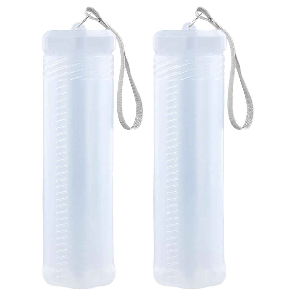 Portapennelli in Plastica, 2 Pezzi Astuccio per Pennelli Allungabile, Tubo di Supporto Trasparente, Organizer per Pennelli Penne Contenitore per Matite, Contenitore a Matita per Penne, Pastelli