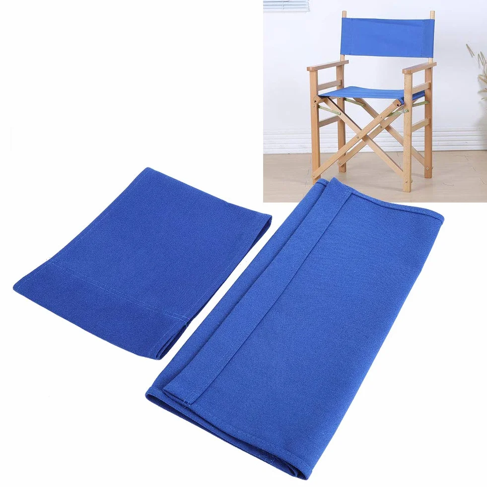 Fodera per Sedia Durevole Tela diNon Facile da Indossare 2 Pezzi Forniture per la casa sostitutive della Sedia da Regista per l'uso Quotidiano + Accessori per