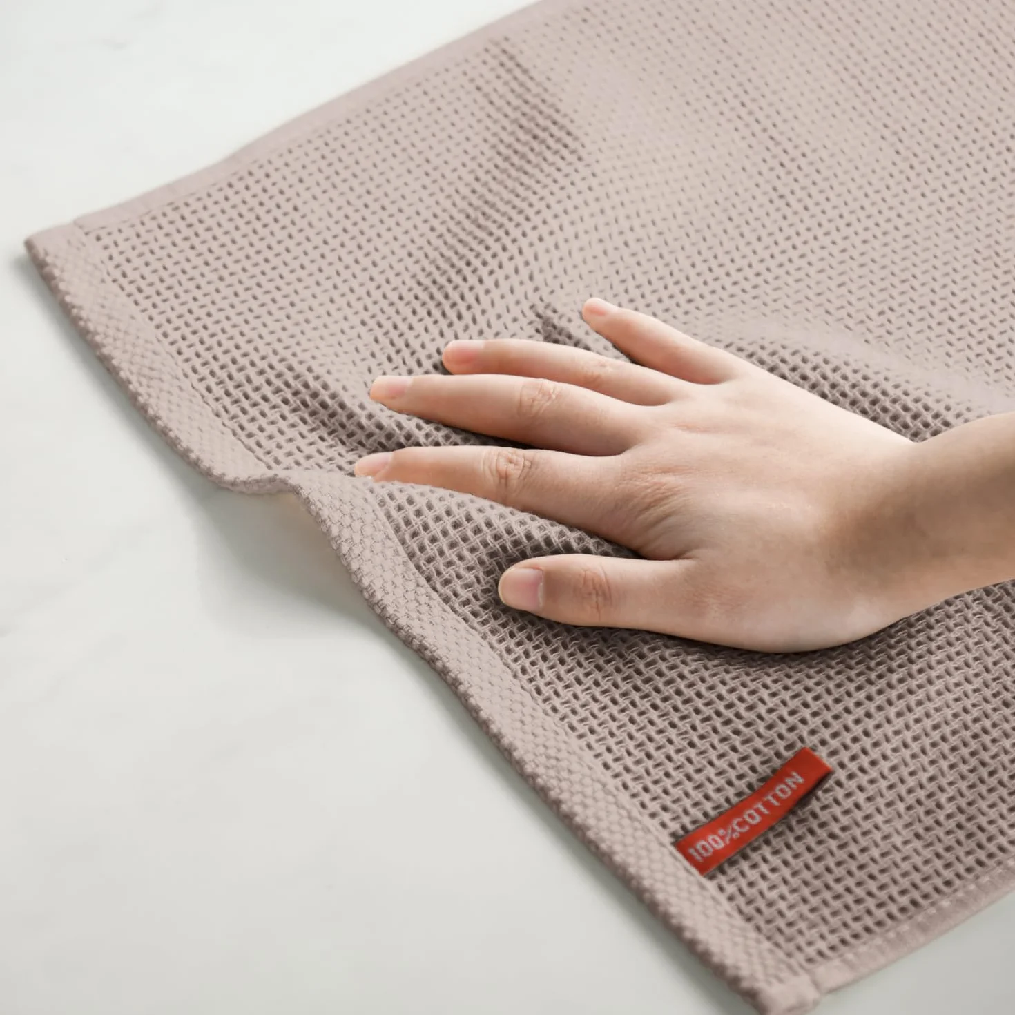 Artoid Mode Set di 4 strofinacci in 100% cotone, 34 x 34 cm, lavabili e assorbenti