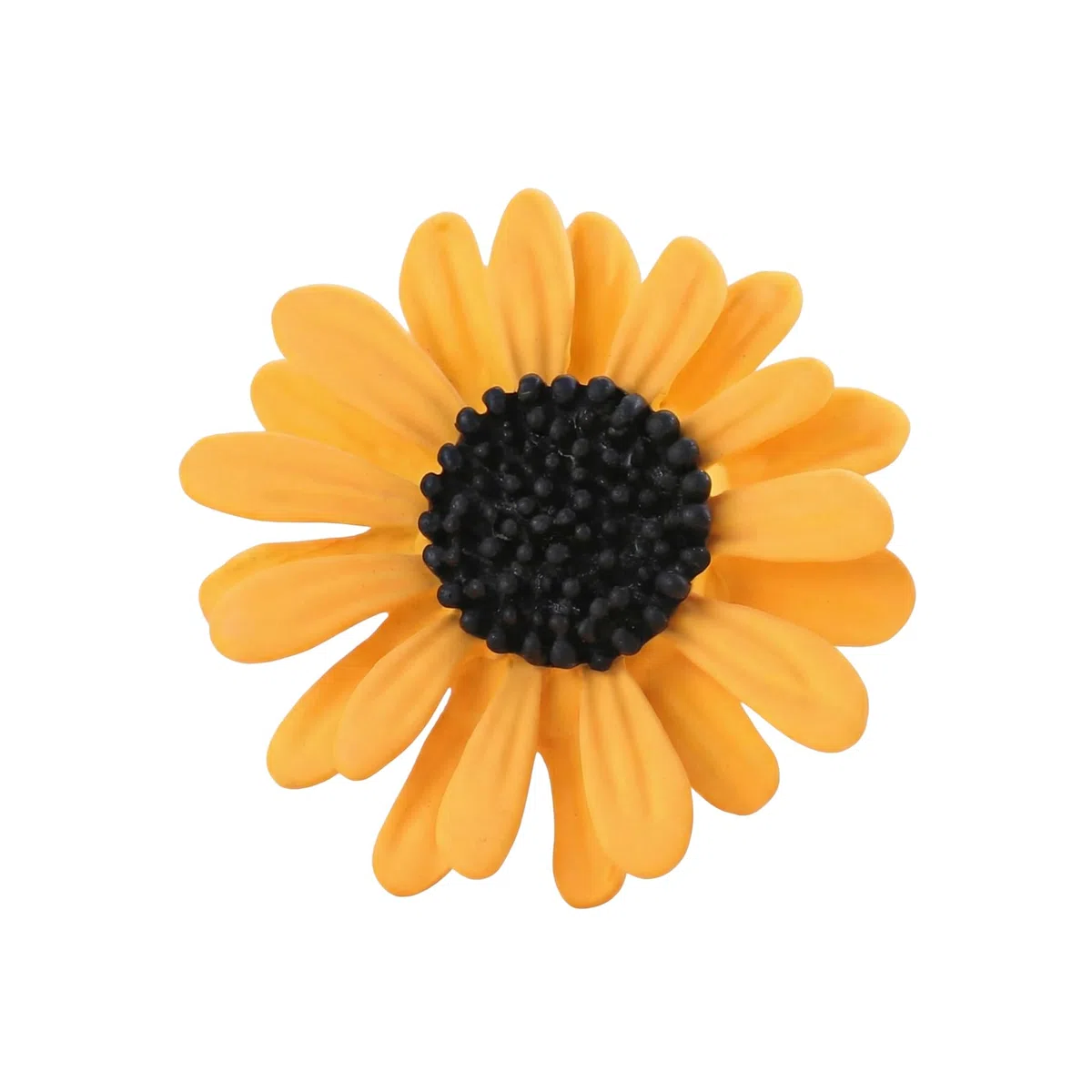 Giallo Lega Girasole Spilla Fiore Margherita Spille Pin Scollatura Collare Risvolto Gioielli Floreali Vestiti Collocazione Cappotto Cappello Maglione Accessori, 1.3x1.3inch