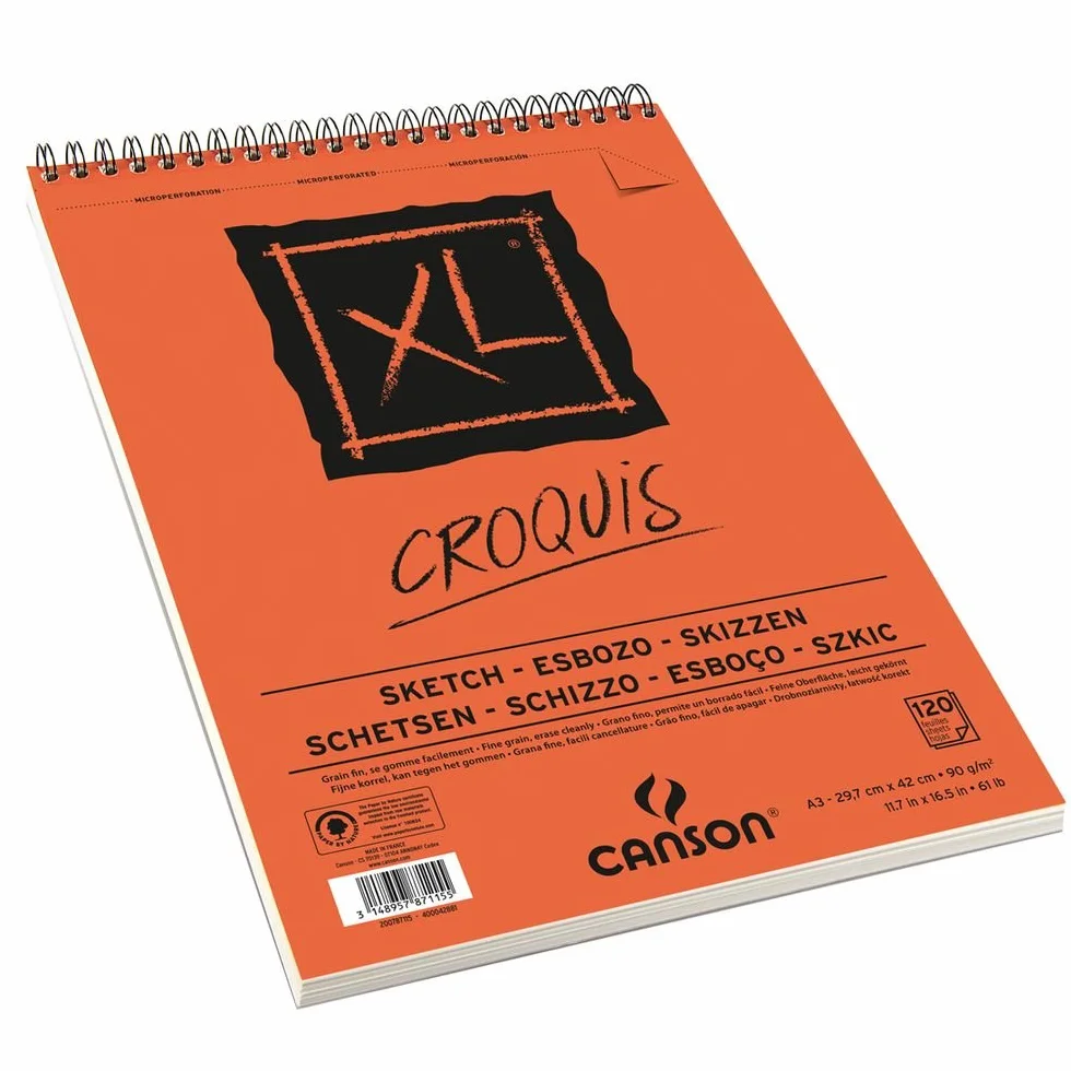 Canson 787115 Album Schizzo, XL, A3, 120 Fogli