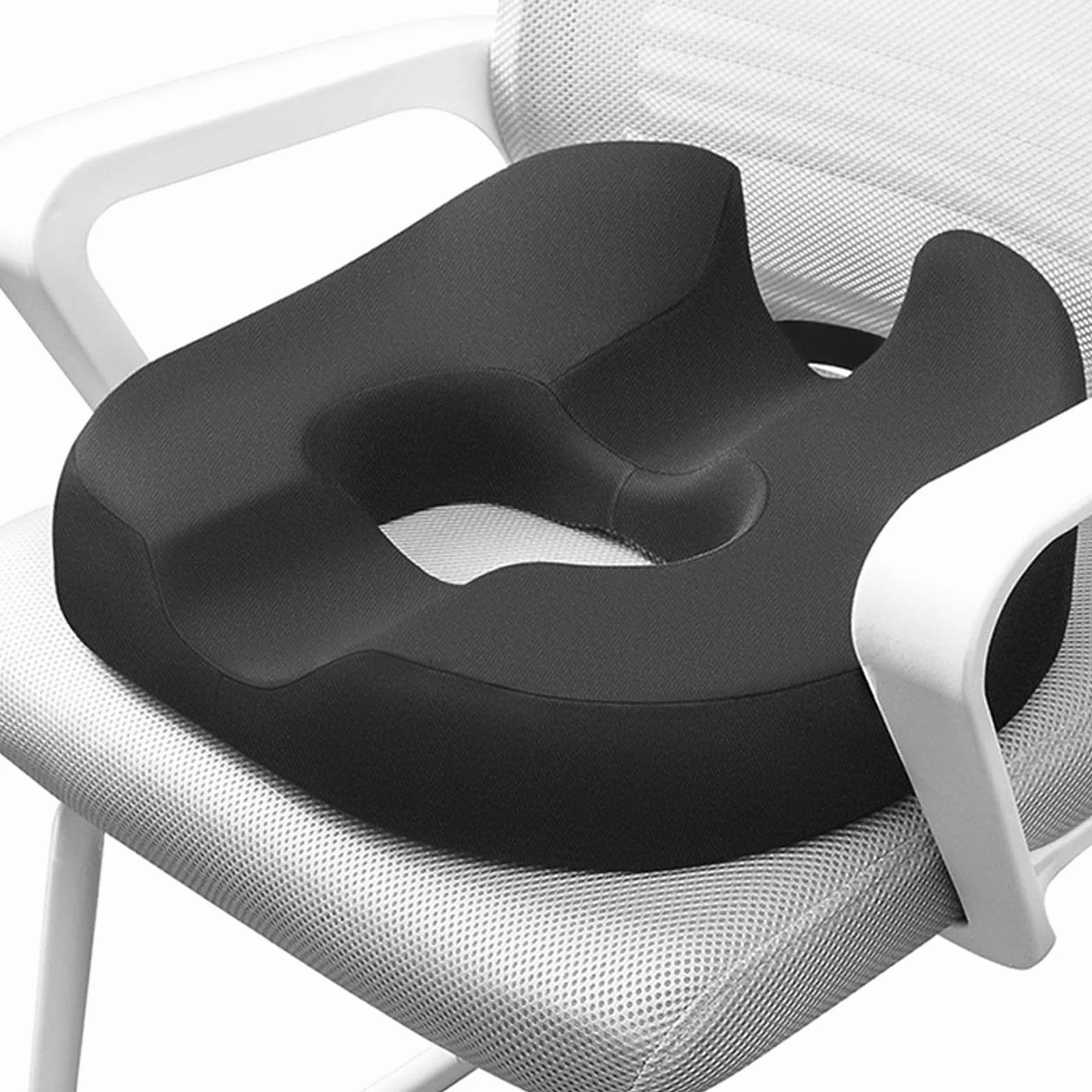 Cuscino a ciambella Cuscino per sedile per prostata, sciatica, pavimento pelvico, piaghe da decubito, gravidanza, recupero post-partum dolore sollievo dalla pressione cuscino per sedia in memory foam