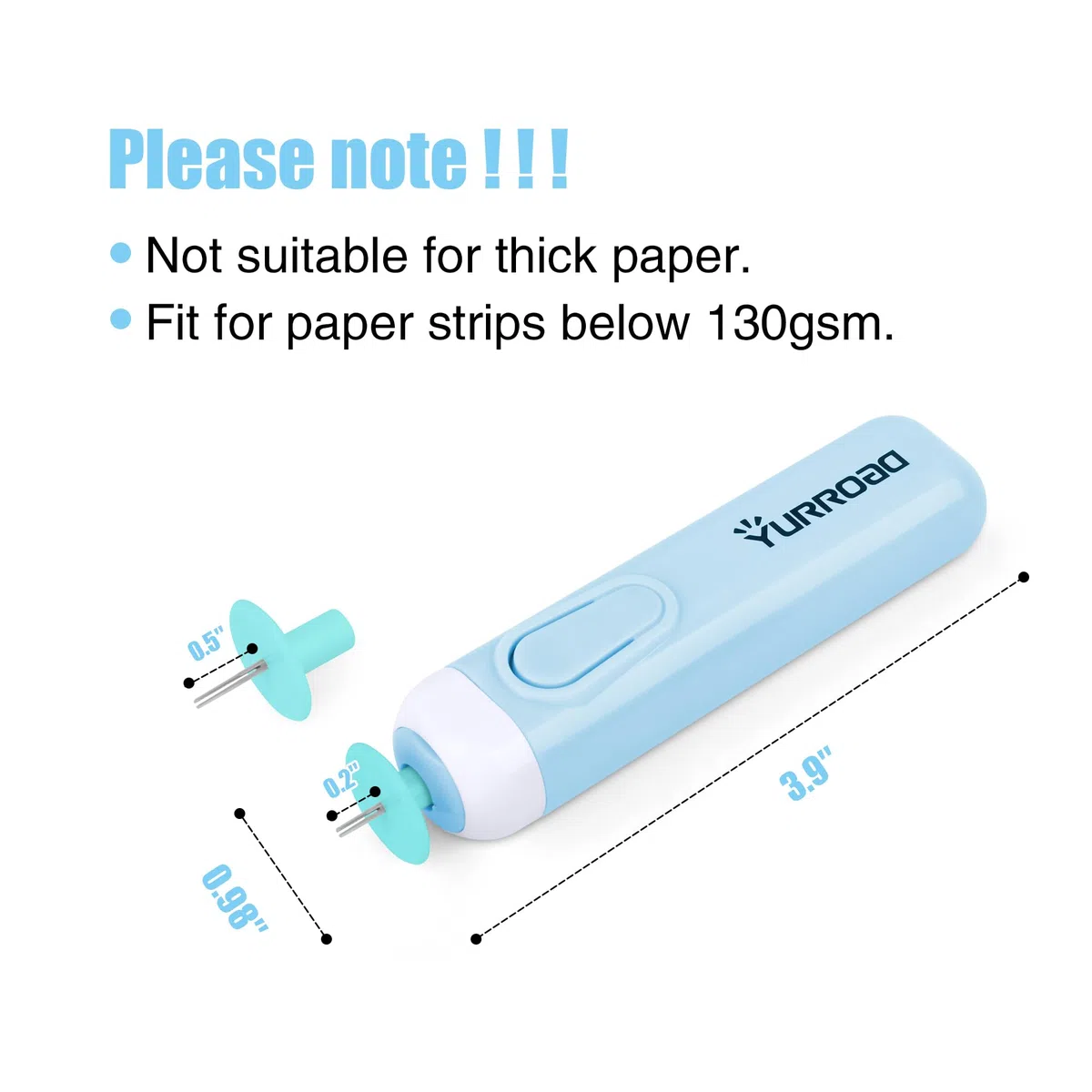 Penna Elettrica per Quilling Carta, 2 in 1 Quilling Elettrico Penna Strumento per Quilling Principiante, Quilling Penna Elettrico