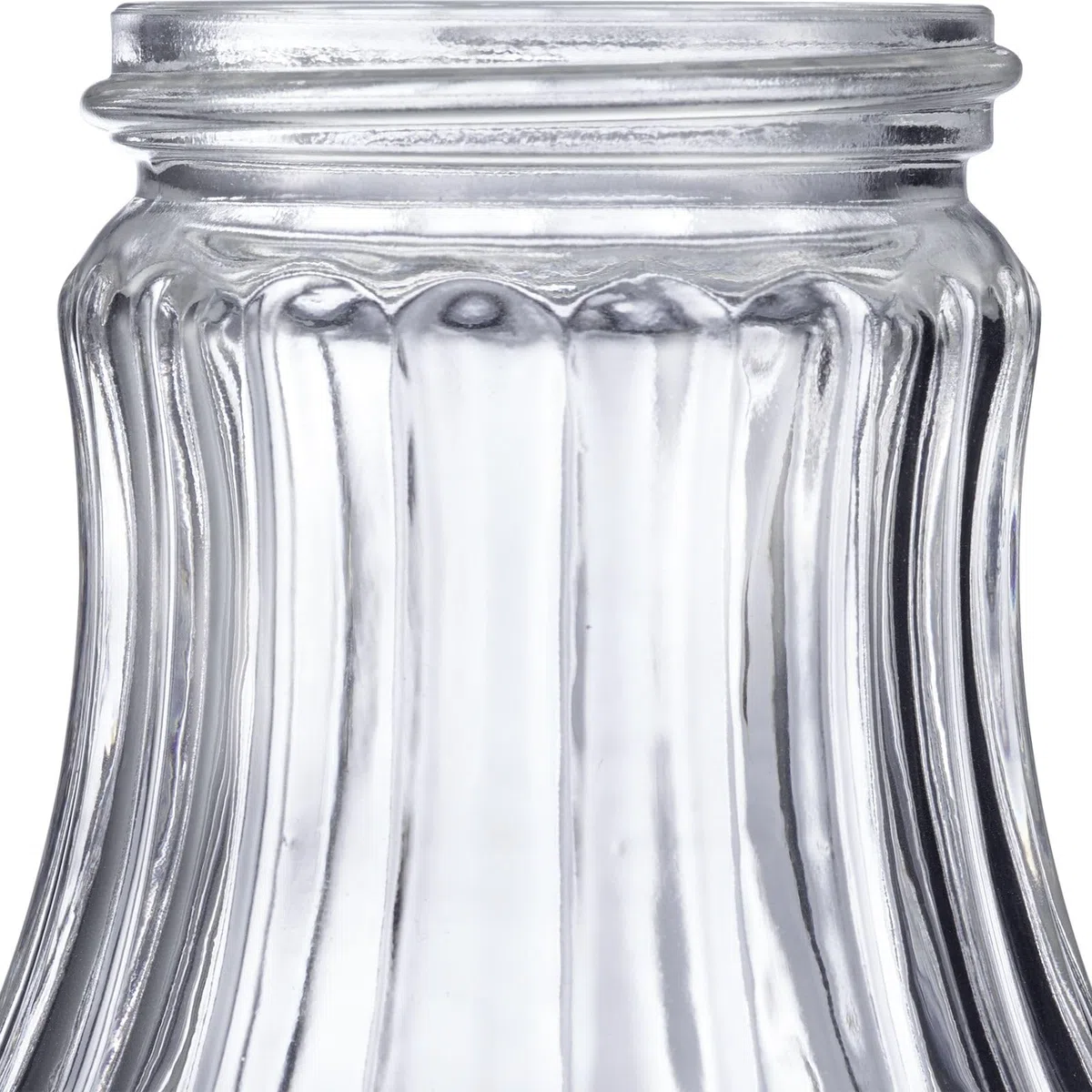 Westmark Contenitore per latte/miele, Capacità: 250 ml, Vetro/Acciaio inox, Berlin, Trasparente/Argento, 65302260