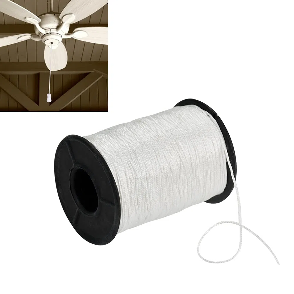 1 Yarde/Rotolo Bianco Cordoncino Intrecciato 1.0 mm Corda per Tendine Cordoni Tende a Pacchetto Bianco Intrecciato Ascensore Ombra Cord Corda per Tende a Pacchetto per Riparare Tendina