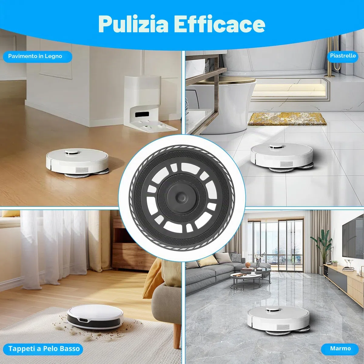 4 Panni Mocio con 2 Supporti di Ricambio per Dreame L10S Pro Ultra Heat / L10S Ultra Gen 2 / L20 Ultra Accessori / L40 Ultra / X40 Ultra / X40 Master Ultra, Supporto di Ricambio Riutilizzabile