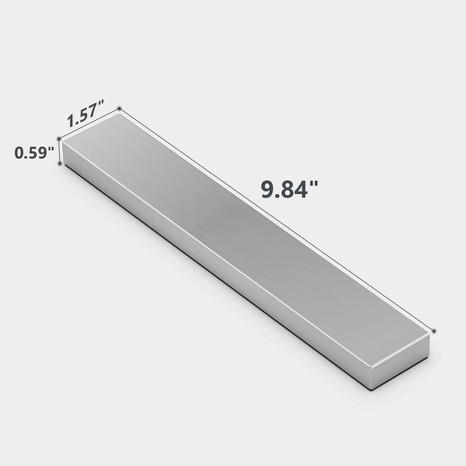 SMART&COOL Porta coltelli magnetico da parete, 25 cm, in acciaio inox, con magnete extra forte, per coltelli, utensili da cucina e utensili