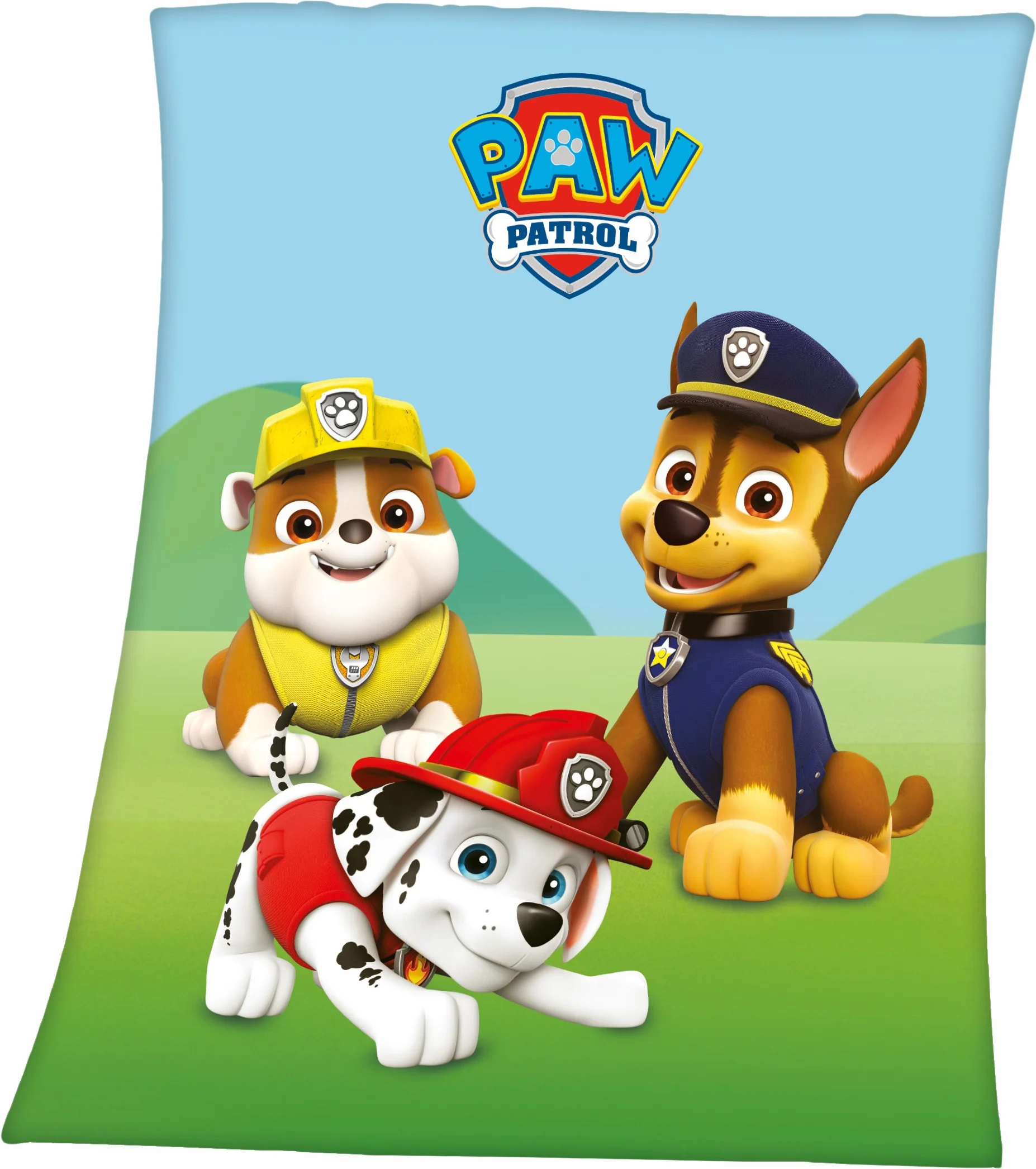Herding Coperta Plaid, Paw Patrol, 130 x 160 cm, Poliestere