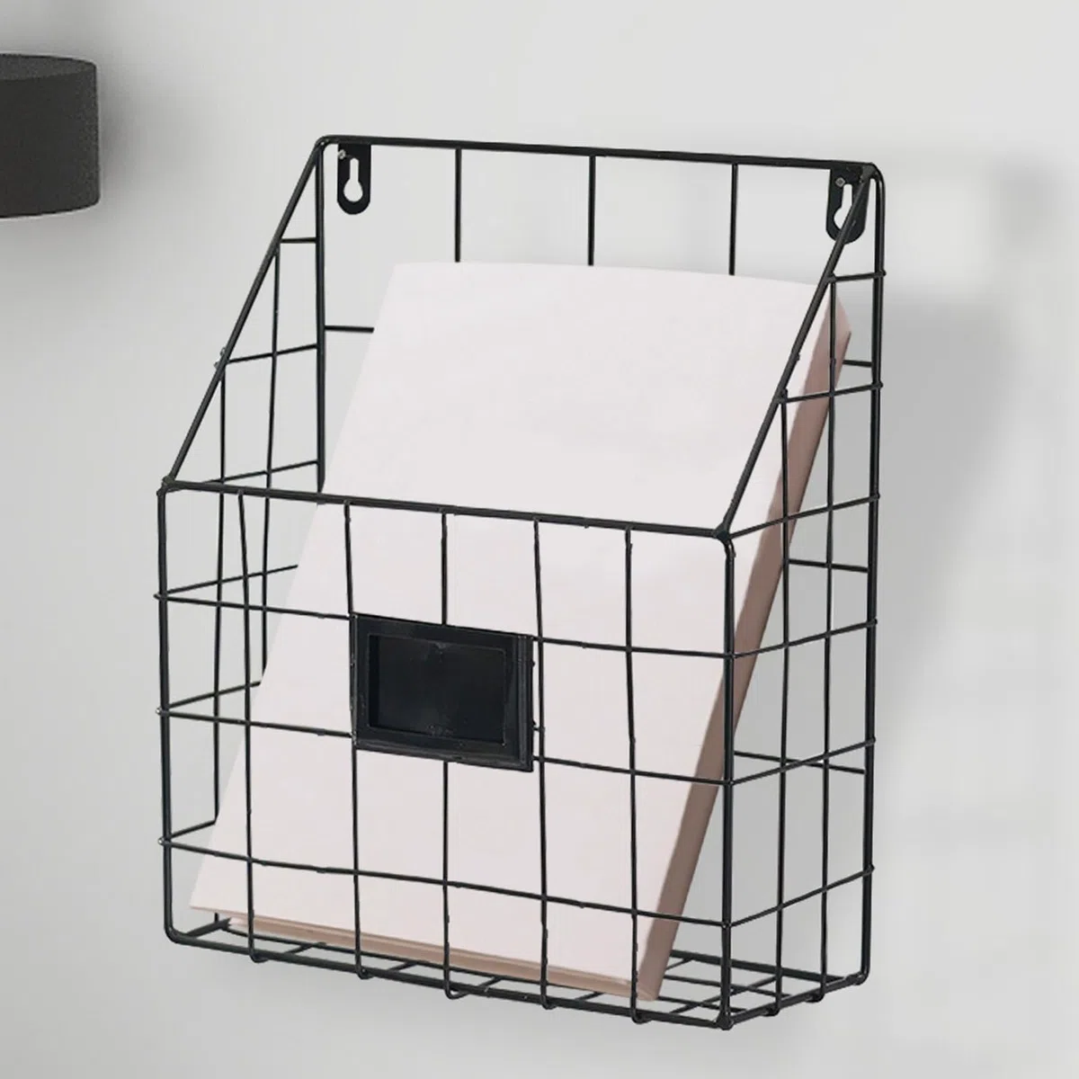 25 x 10 x 30,5 cm, cestino per poste, porta giornali, documenti, in ferro, a parete, durevole e resistente all'usura, per la casa, l'ufficio e altro ancora