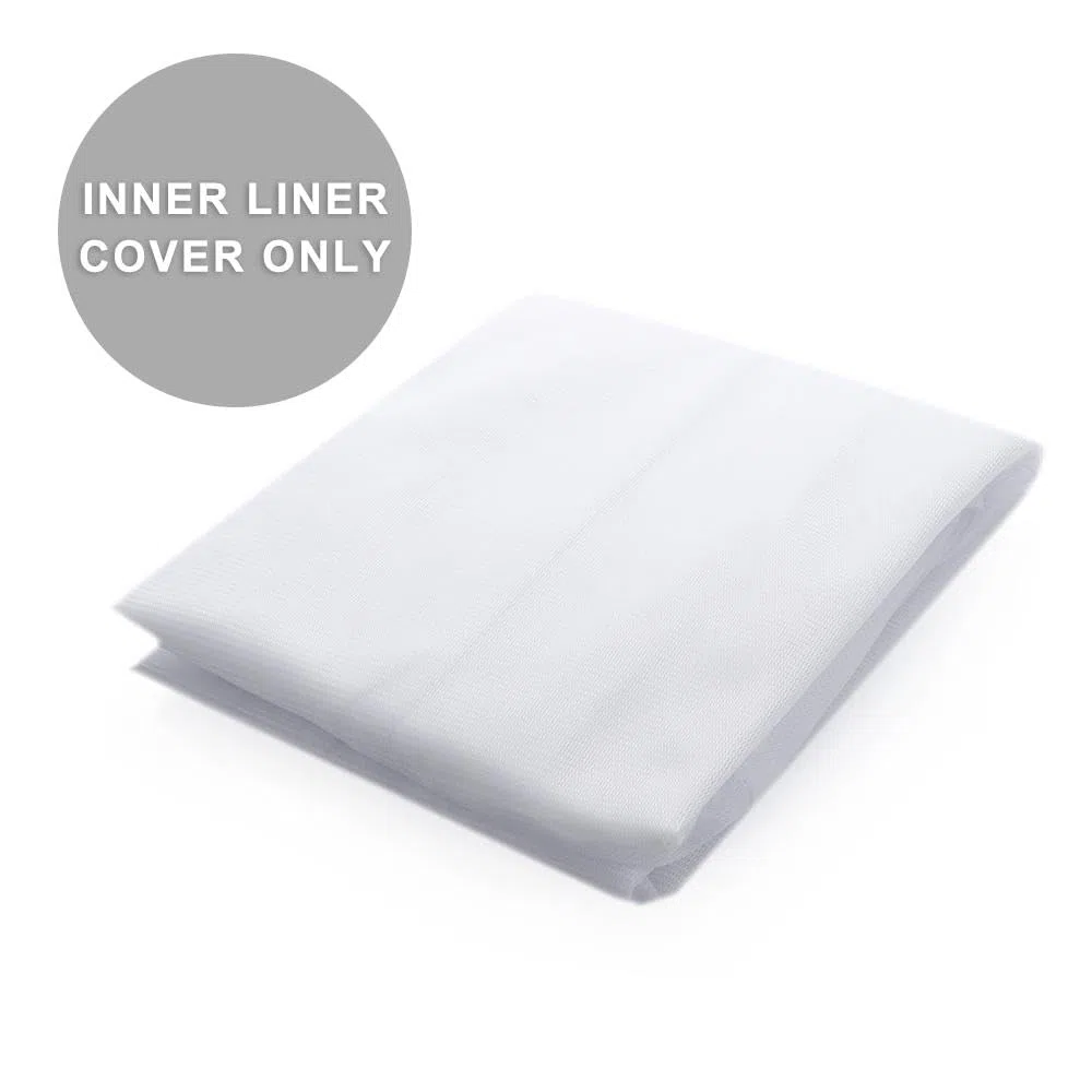 Fodera interna extra large senza imbottitura, inserto in poliestere con cerniera, ricambio per poltrona a sacco, facile da pulire, 99,1 x 119,4 cm