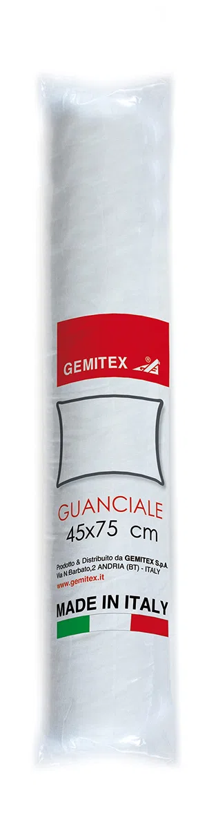 GEMITEX Imbottitura per cuscini, 45x75 cm, morbida e soffice, ideale per i Cuscini da Divano e Camera da letto, tessuto esterno in polipropilene interno in fiocco di poliestere, Made in Italy