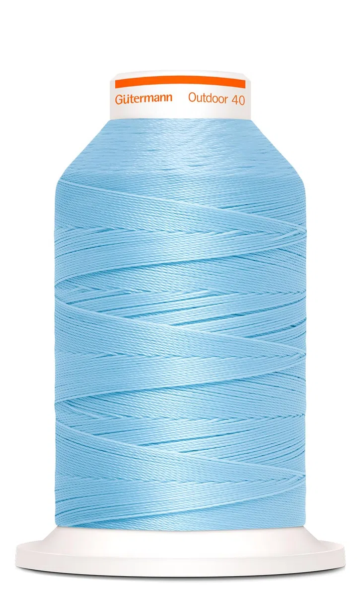 Gütermann Outdoor-Yarn Filo da Cucire, Poliestere, Blu Chiaro, 400 Metri