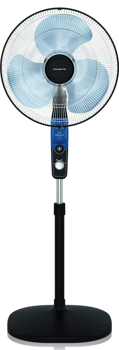 Rowenta Essential, Anti-mosquito, Ventilatore a Piantana, 3 Velocità, Ventilatore Silenzioso, Funzione anti-zanzare, Oscillazione 120 gradi, Altezza Regolabile, VU4420