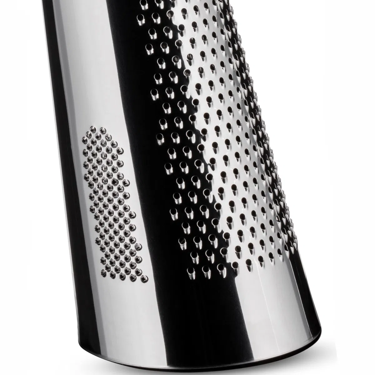 Alessi RS08 Todo - Grattugia Gigante di Design per Formaggio e Noce Moscata in Acciaio Lucido e Legno